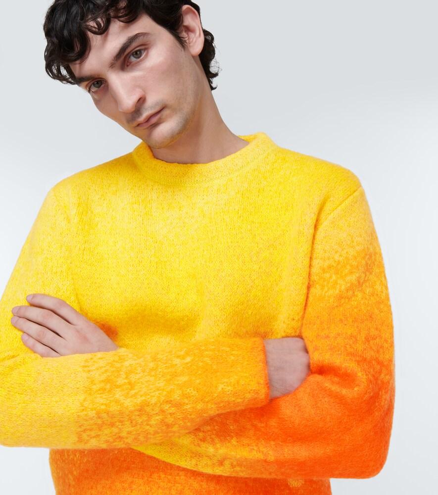 ERL Gradient Mohair-Blend Sweater in Orange for Men | Lyst