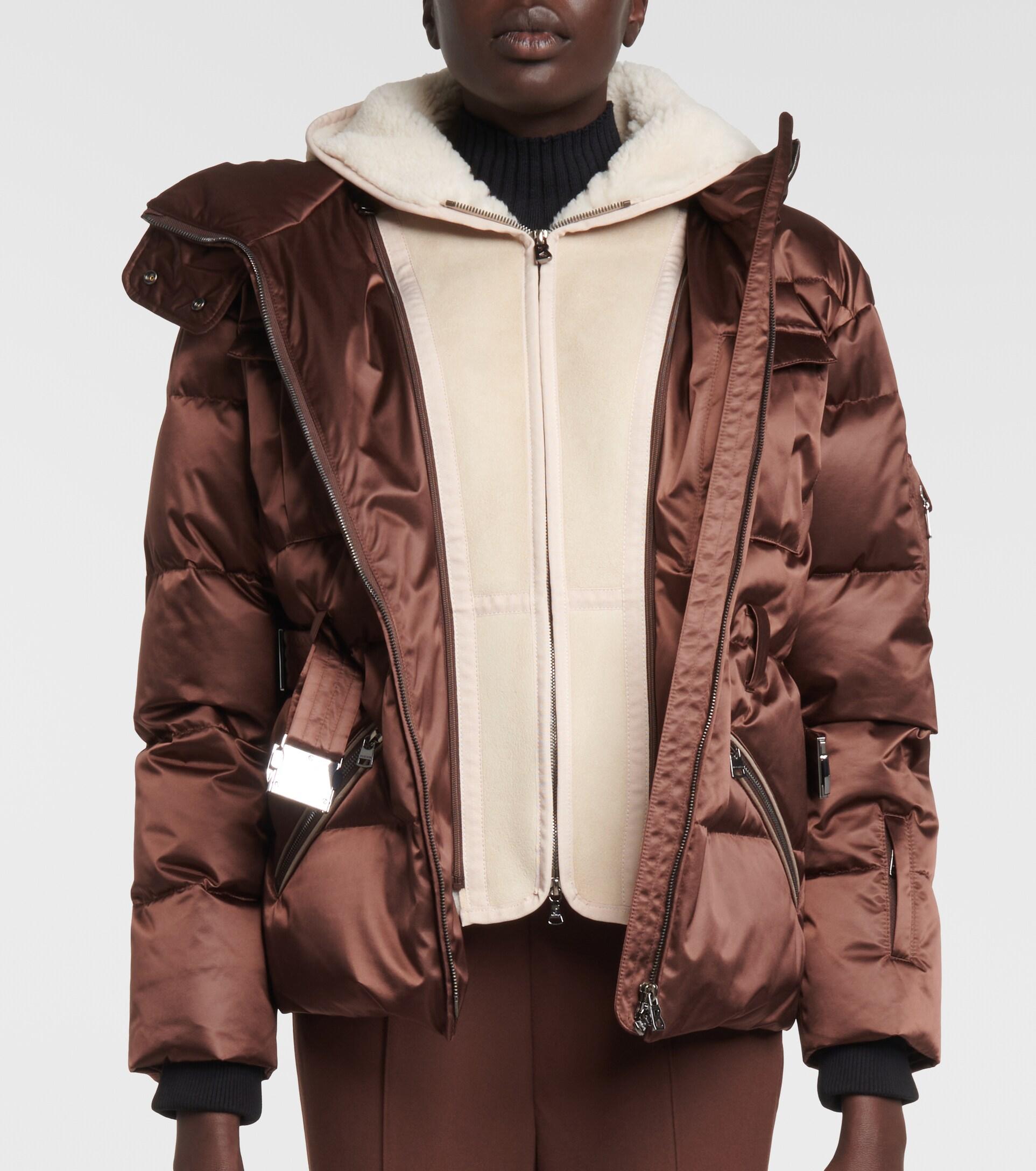 Adele LD Quilted Ski Jacket in Brown - Bogner