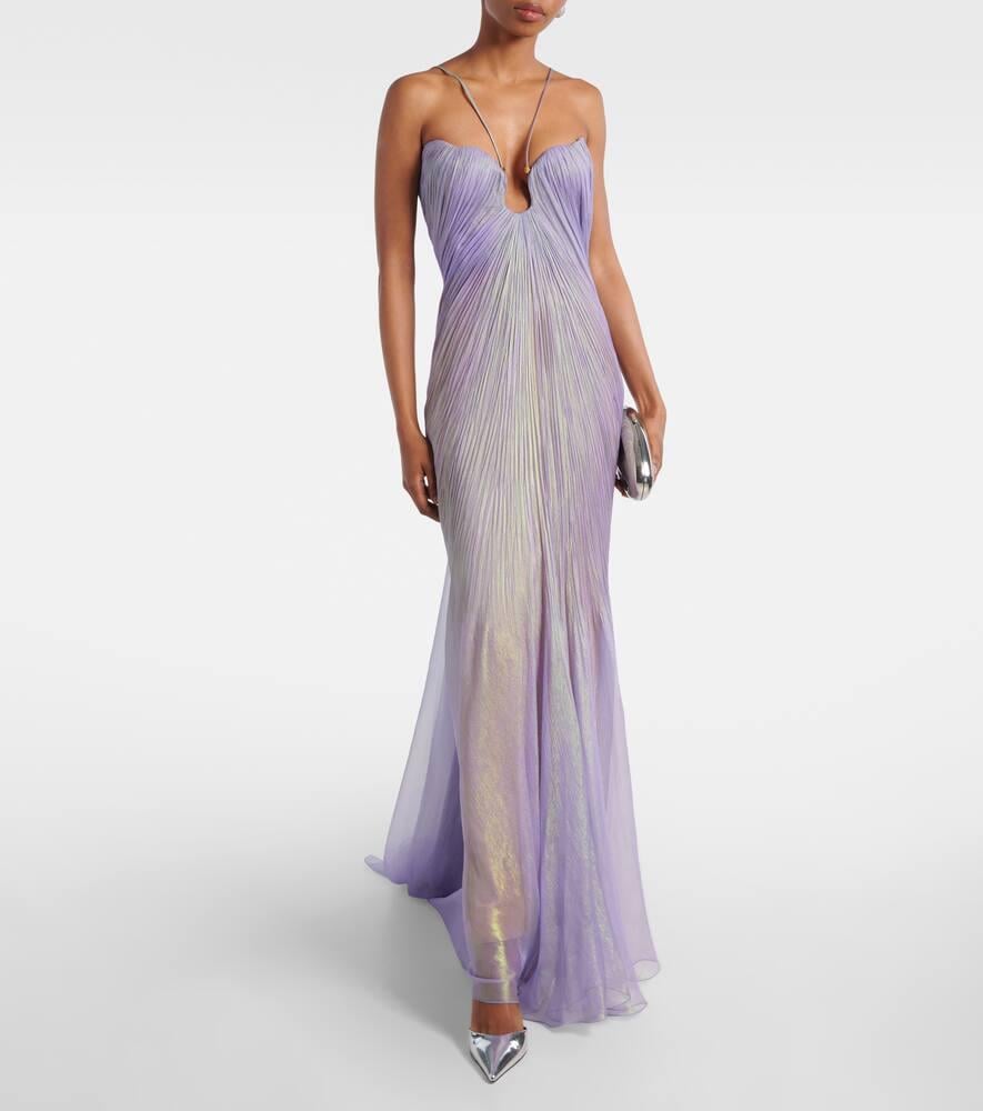 strapless open back dress Order Black and Purple Gothic Wedding Dress