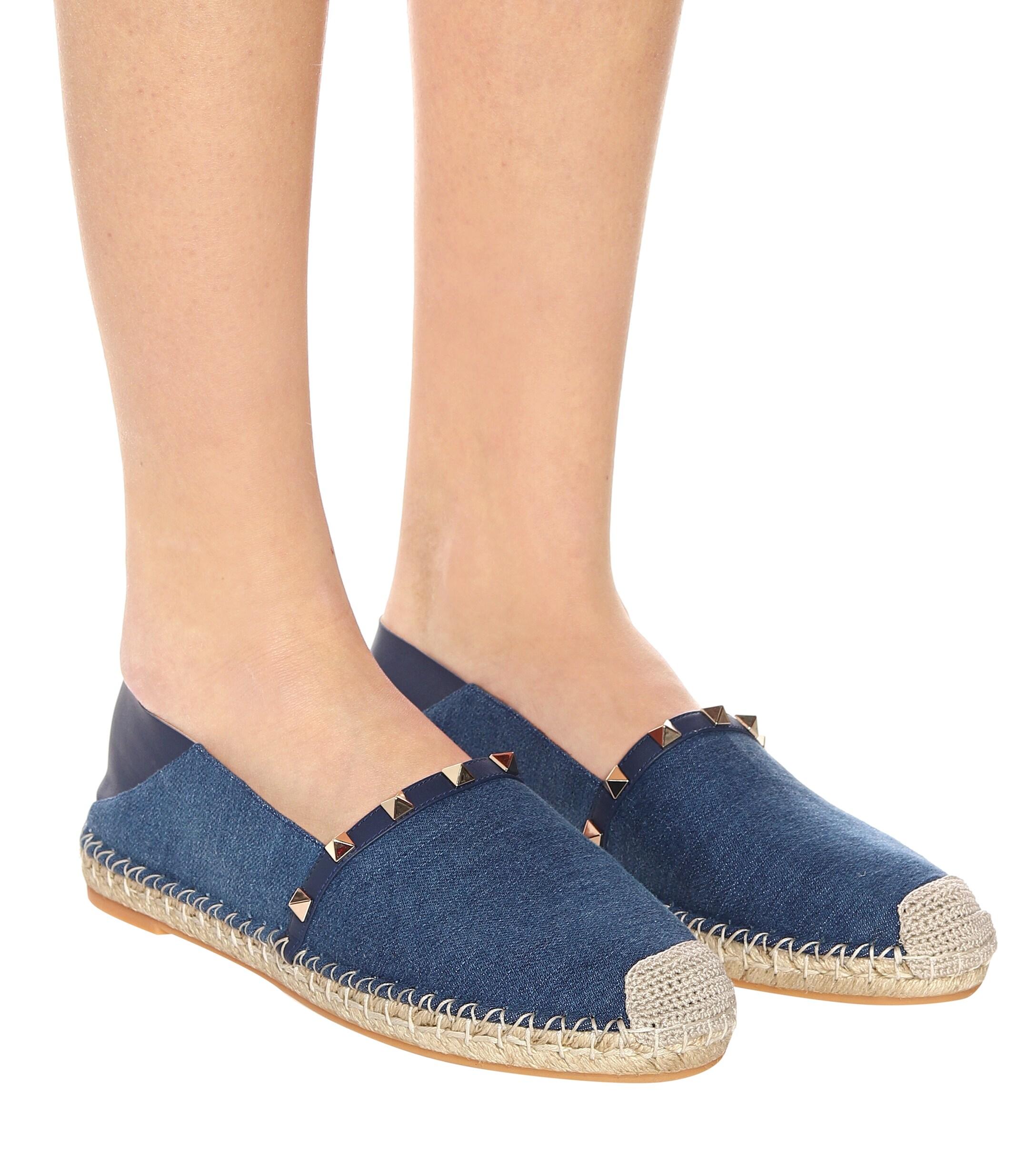 valentino denim espadrilles