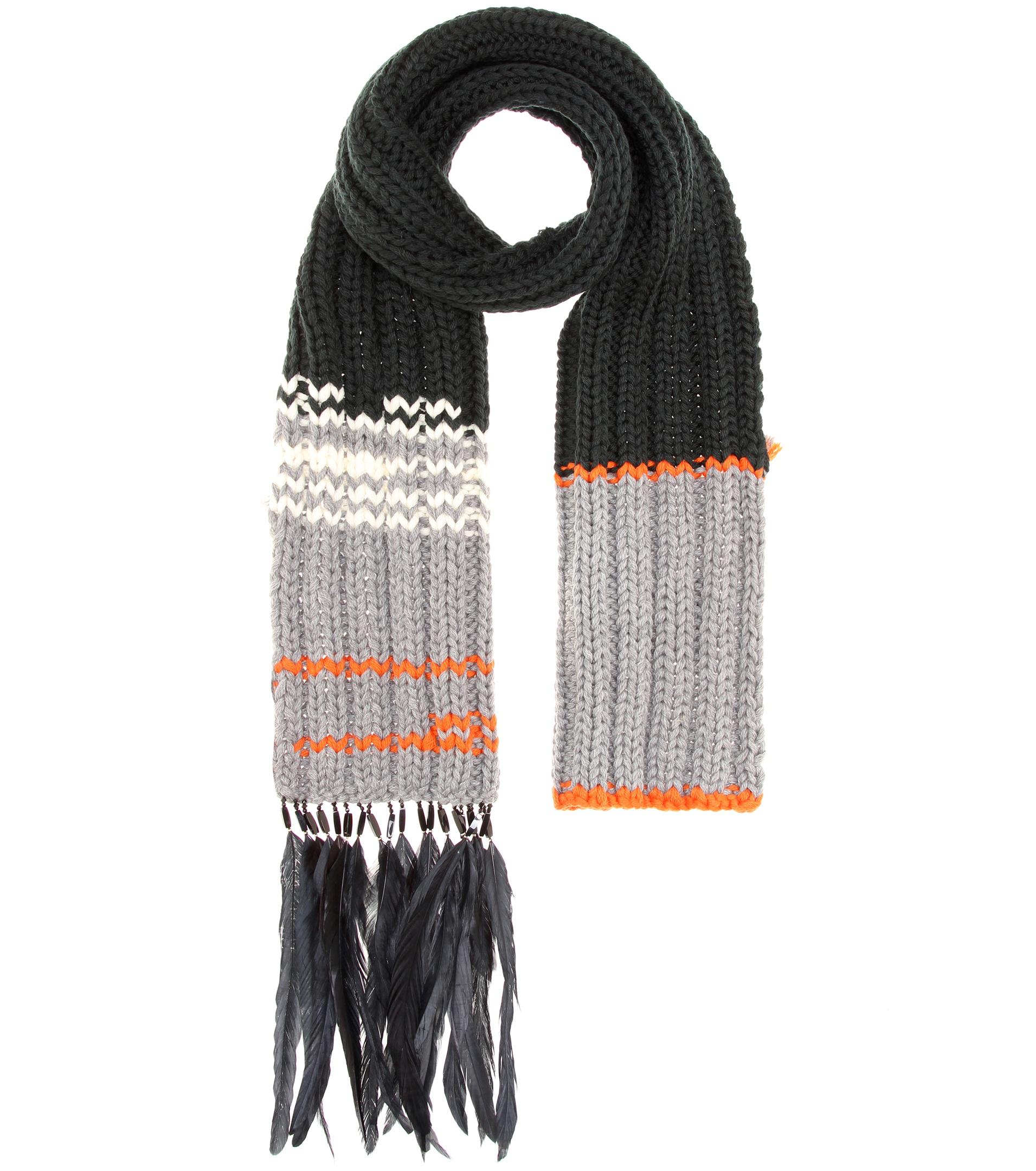 prada wool scarf