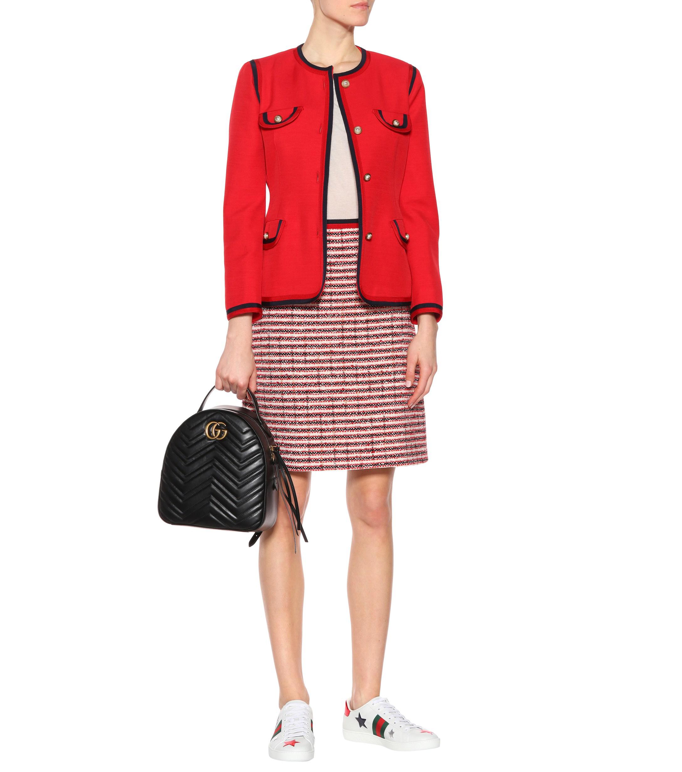 gucci red blazer