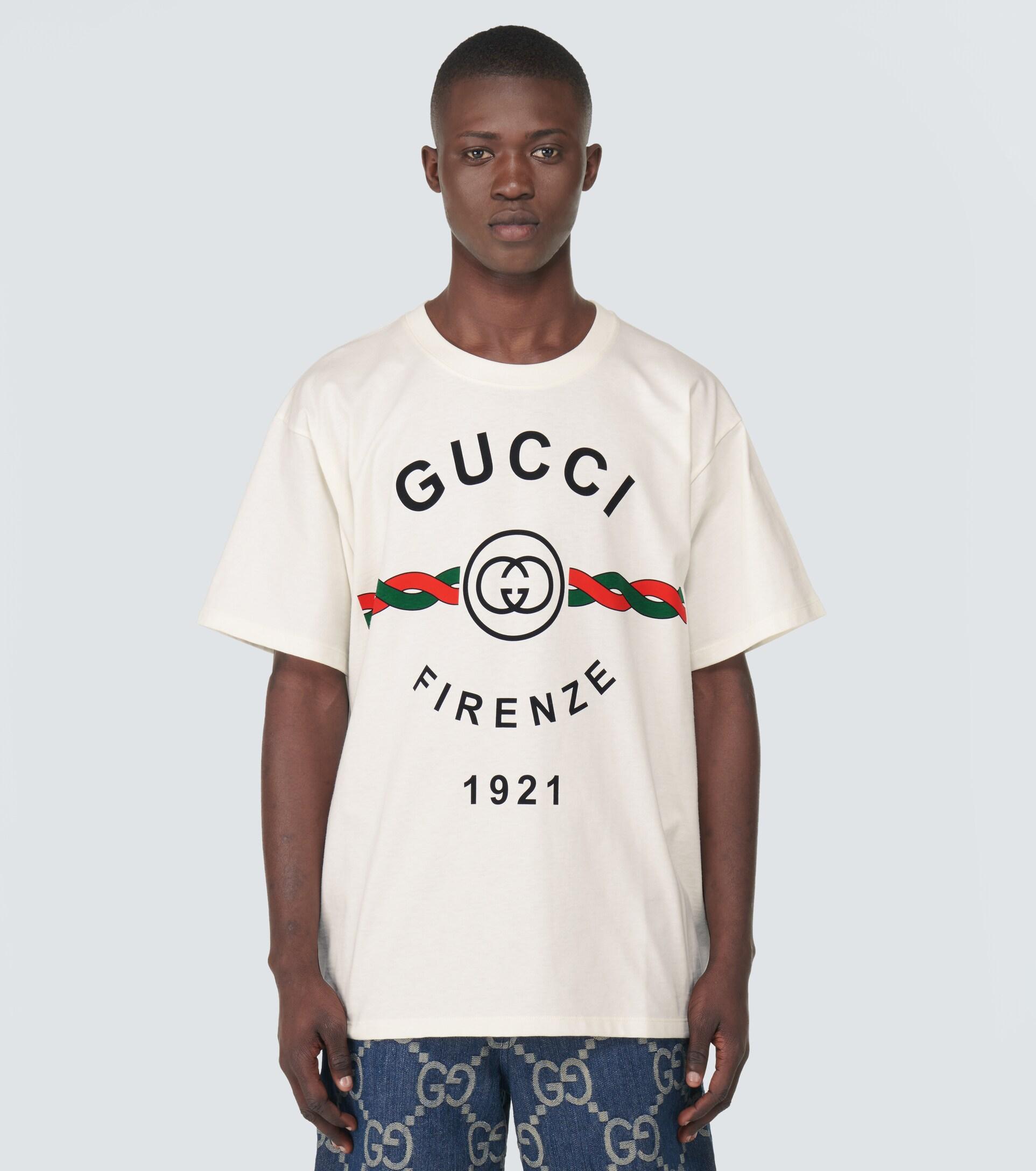 Gucci Firenze 1921 Cotton T-shirt for Men - Save 6% | Lyst