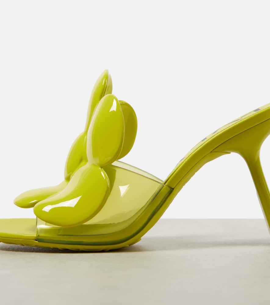 Loewe Petal Flower Pvc Mules in Yellow | Lyst