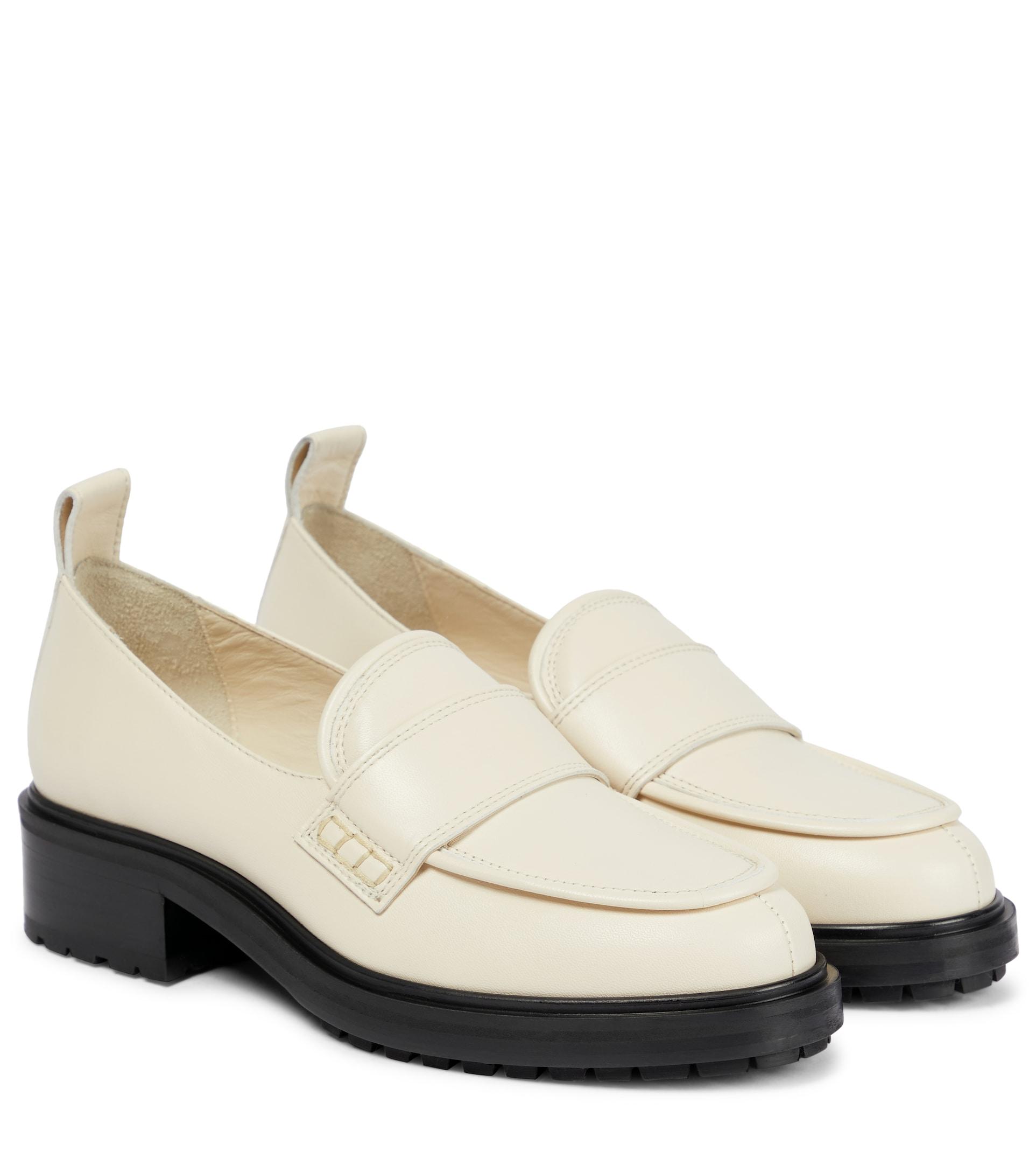 【関税込み】Aeyde オフホワイト Ruth ローファー Aeyde Ruth Leather Loafers | Lyst