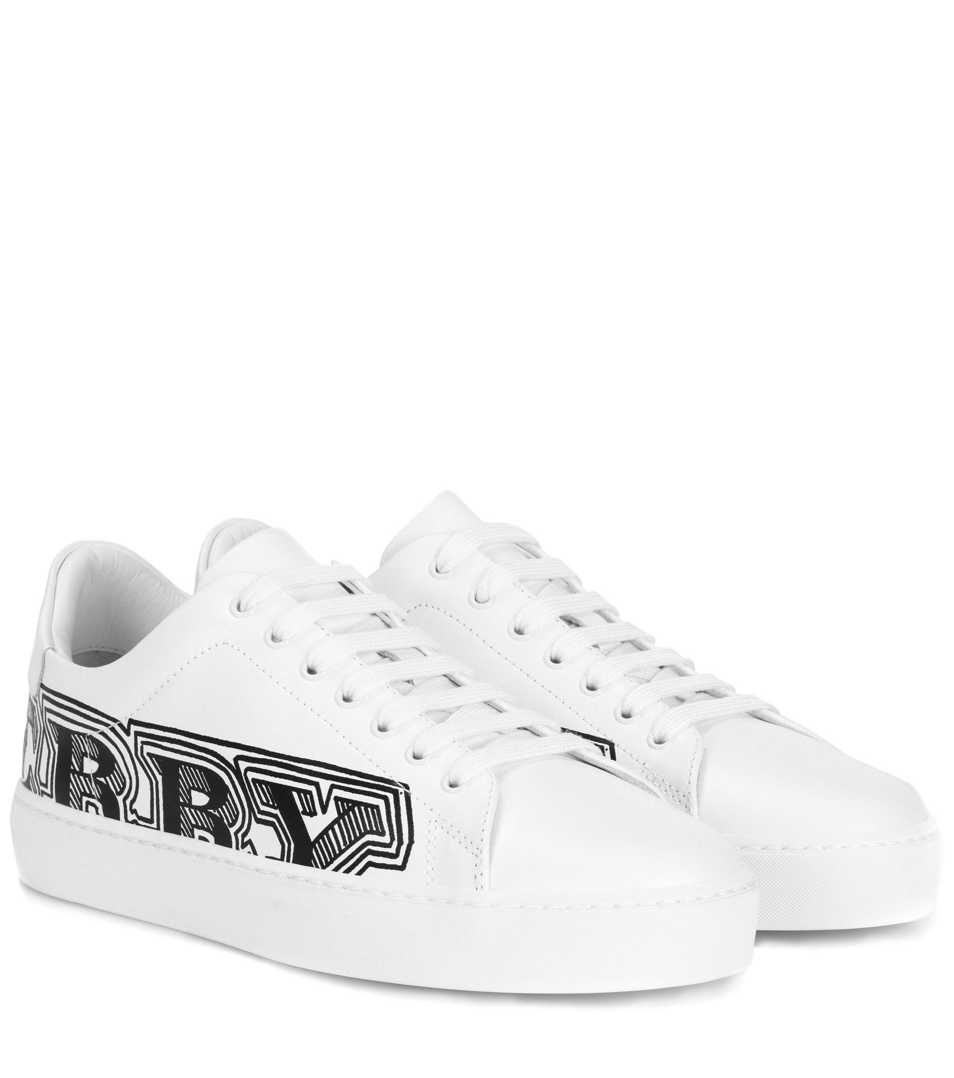 burberry sneakers white