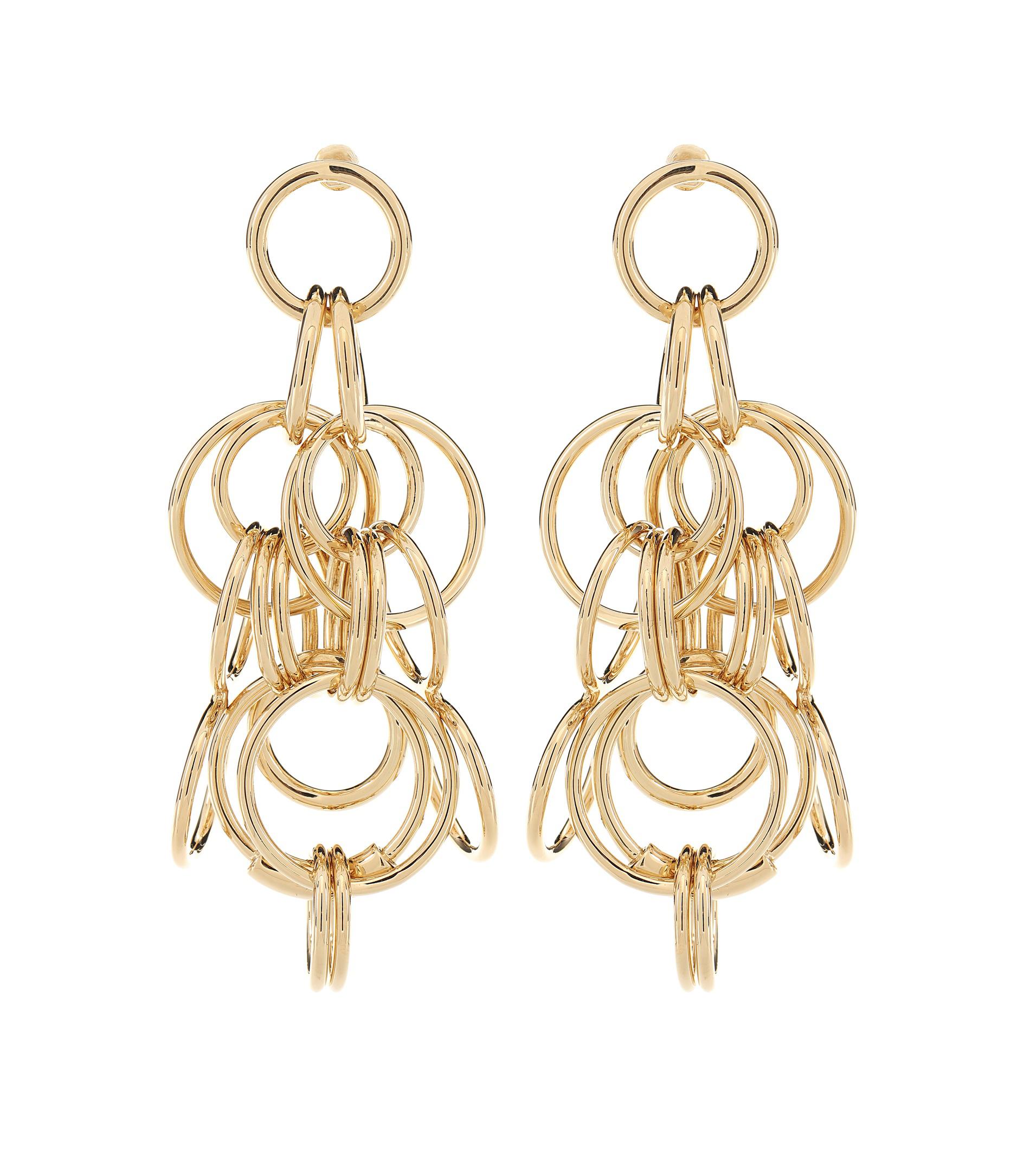 Chloé Drop Hoop Earrings in Gold (Metallic) Lyst