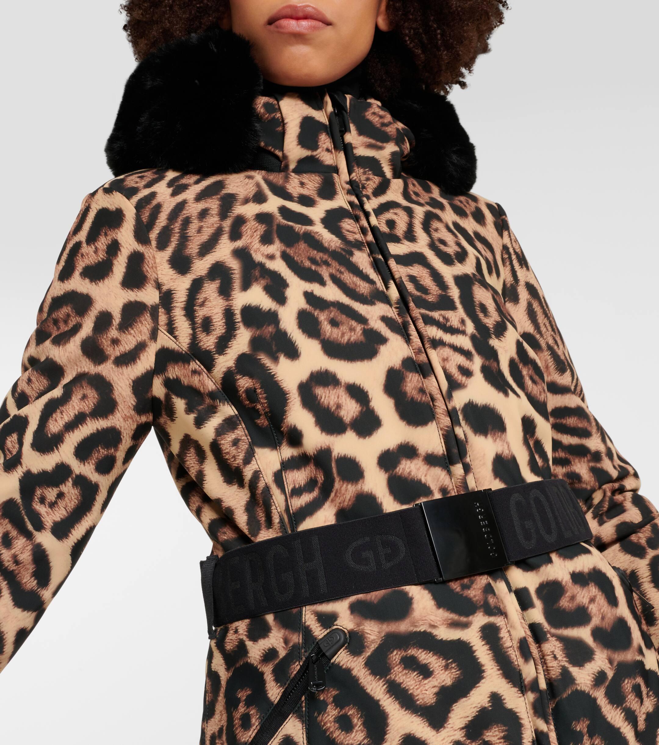 Replay leopard deals print jacket