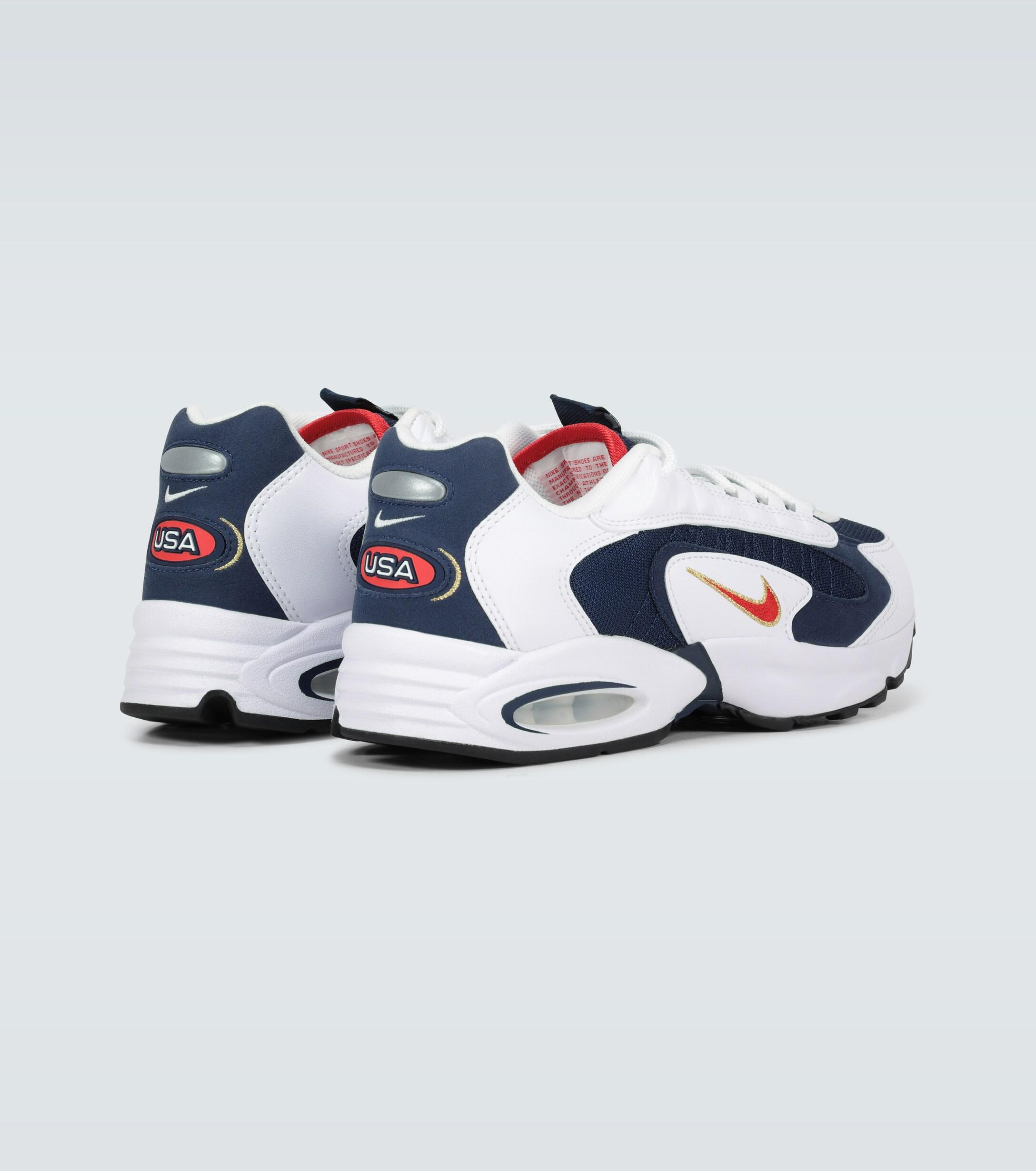 Nike Synthetic Air Max Triax Usa Shoe in Midnight Navy/University Red  (Blue) for Men - Save 61% | Lyst