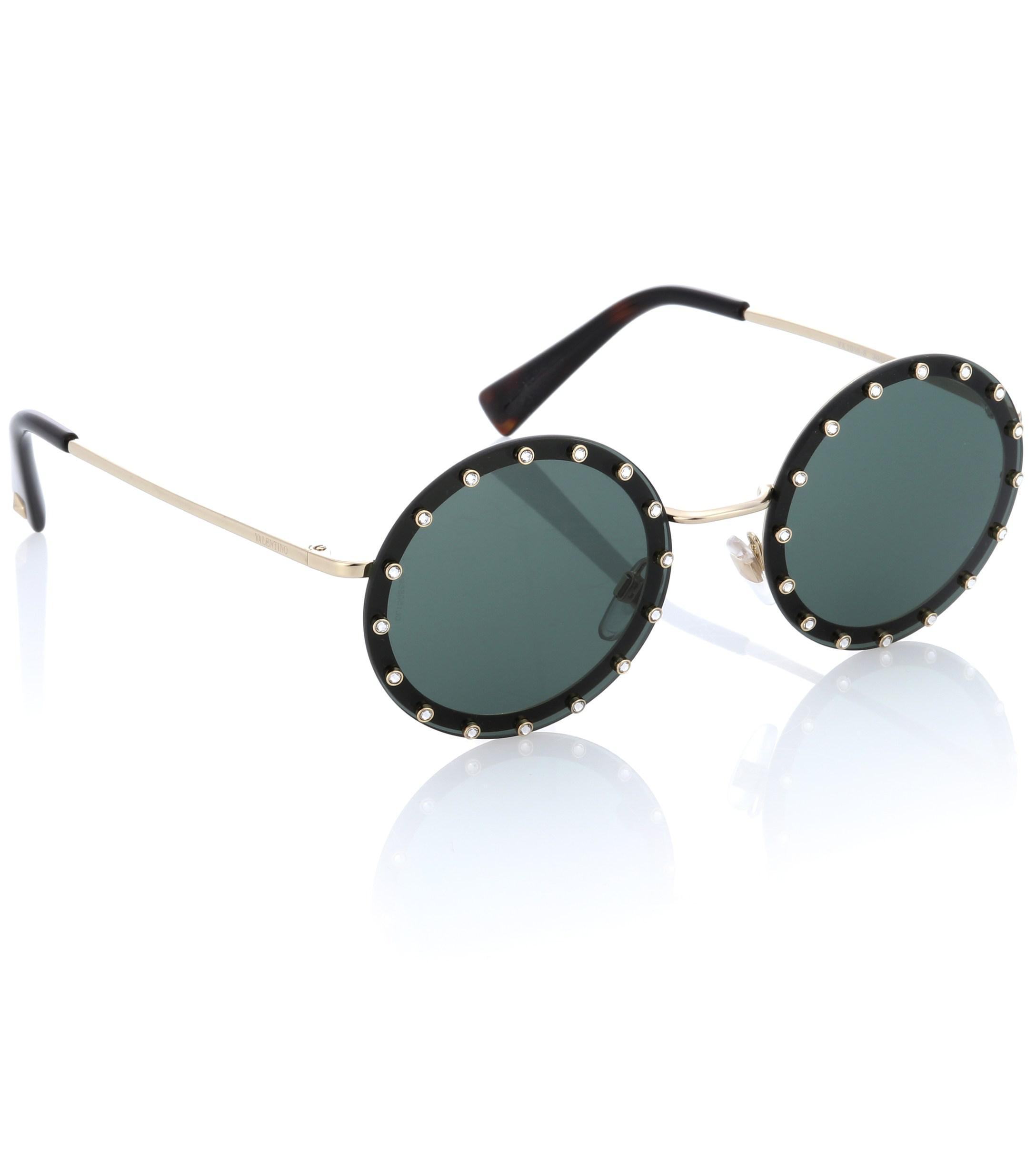 valentino round glasses