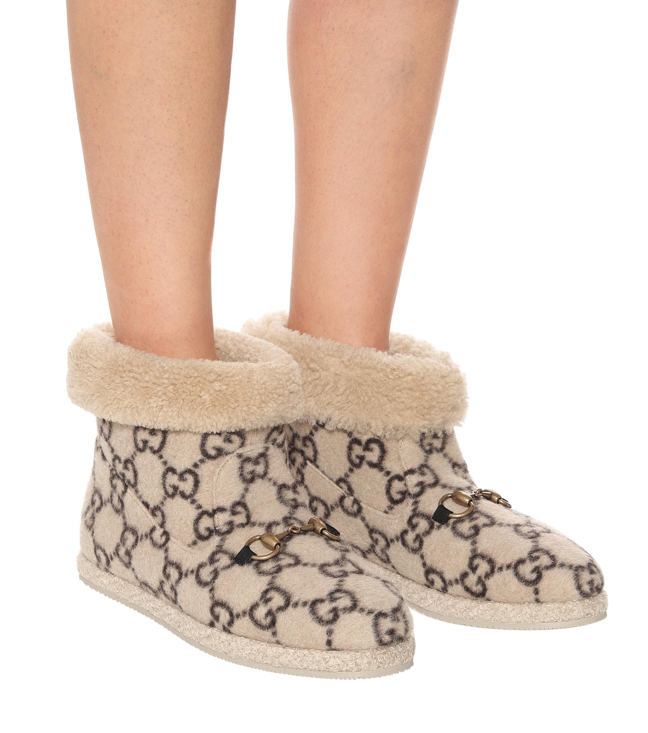 gg wool ankle boot