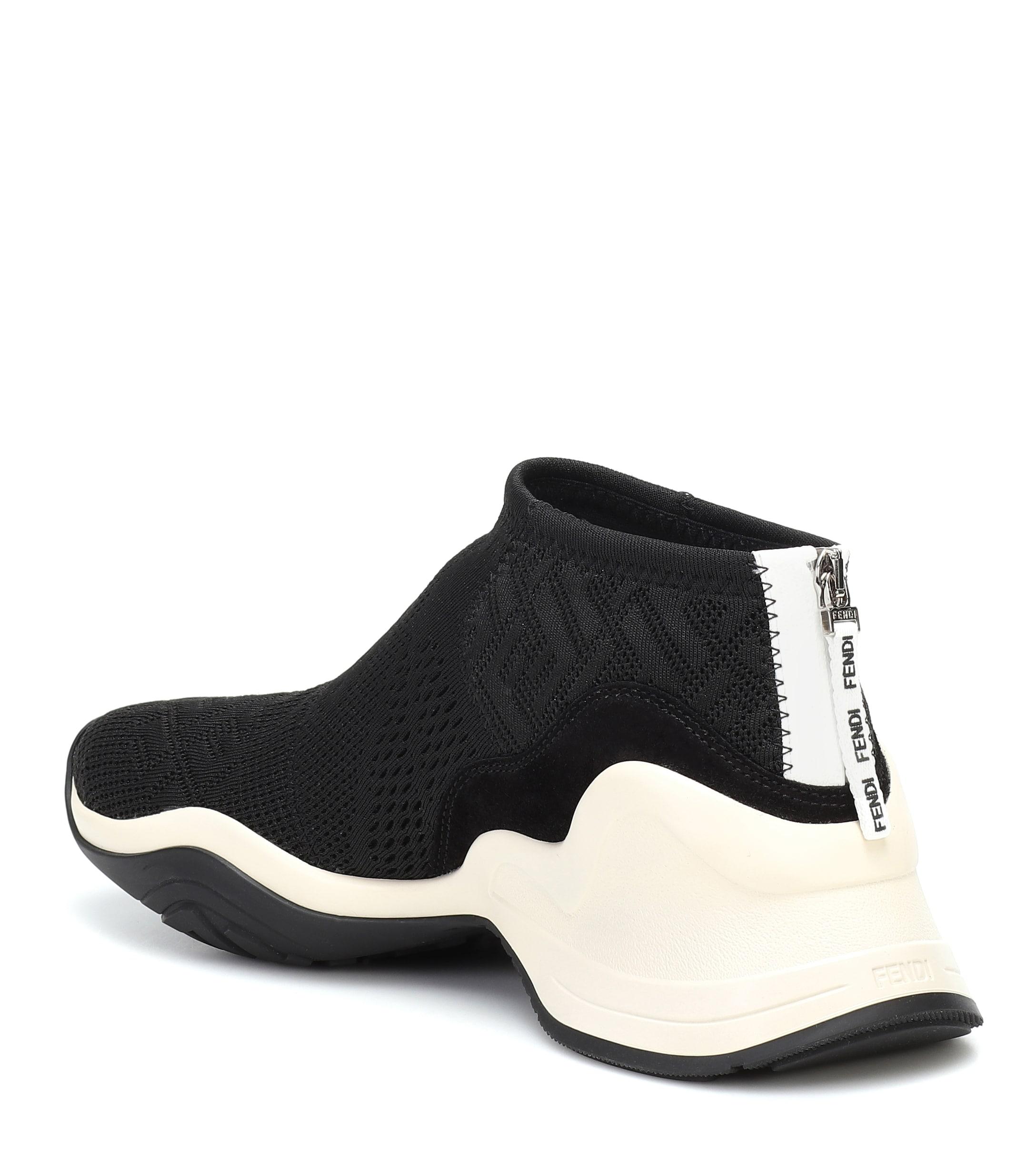 fendi jacquard sneaker