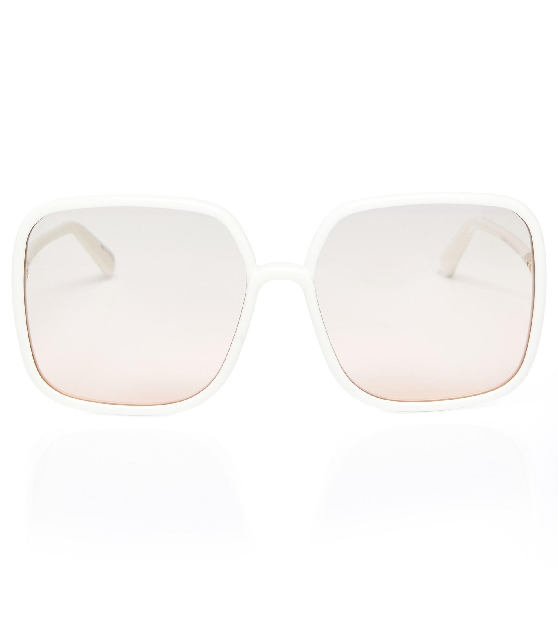 Dior Synthetic Diorsostellaire S1u Sunglasses in Shiny Ivory/Beige 