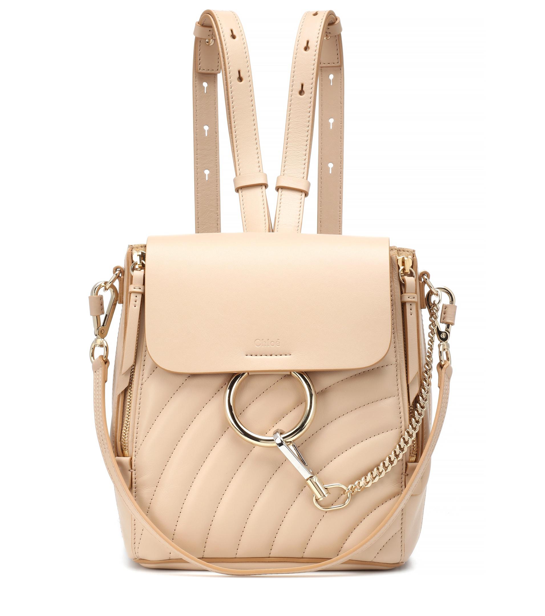 chloe faye quilted backpack