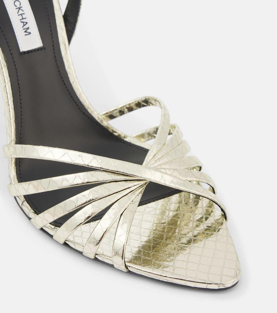 Victoria Beckham シルバー ハイヒール　パンプス Rhinestone Sandals In Silver – Victoria Beckham Inc