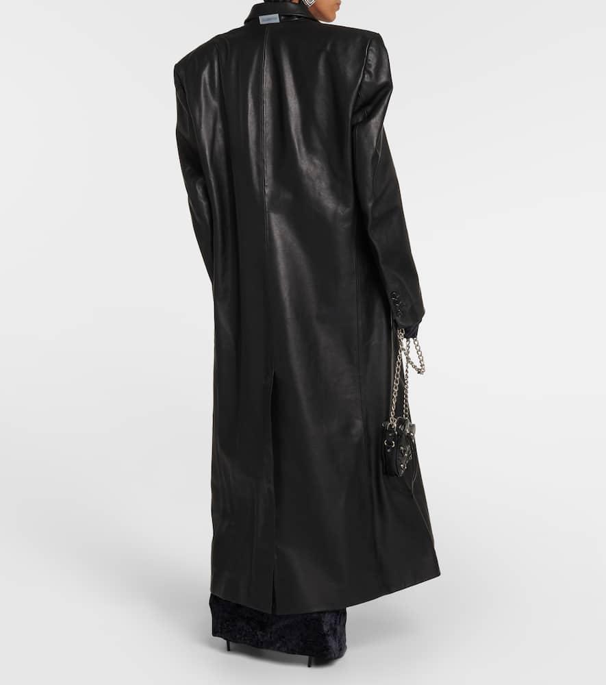 Vetements trench cheap coat black