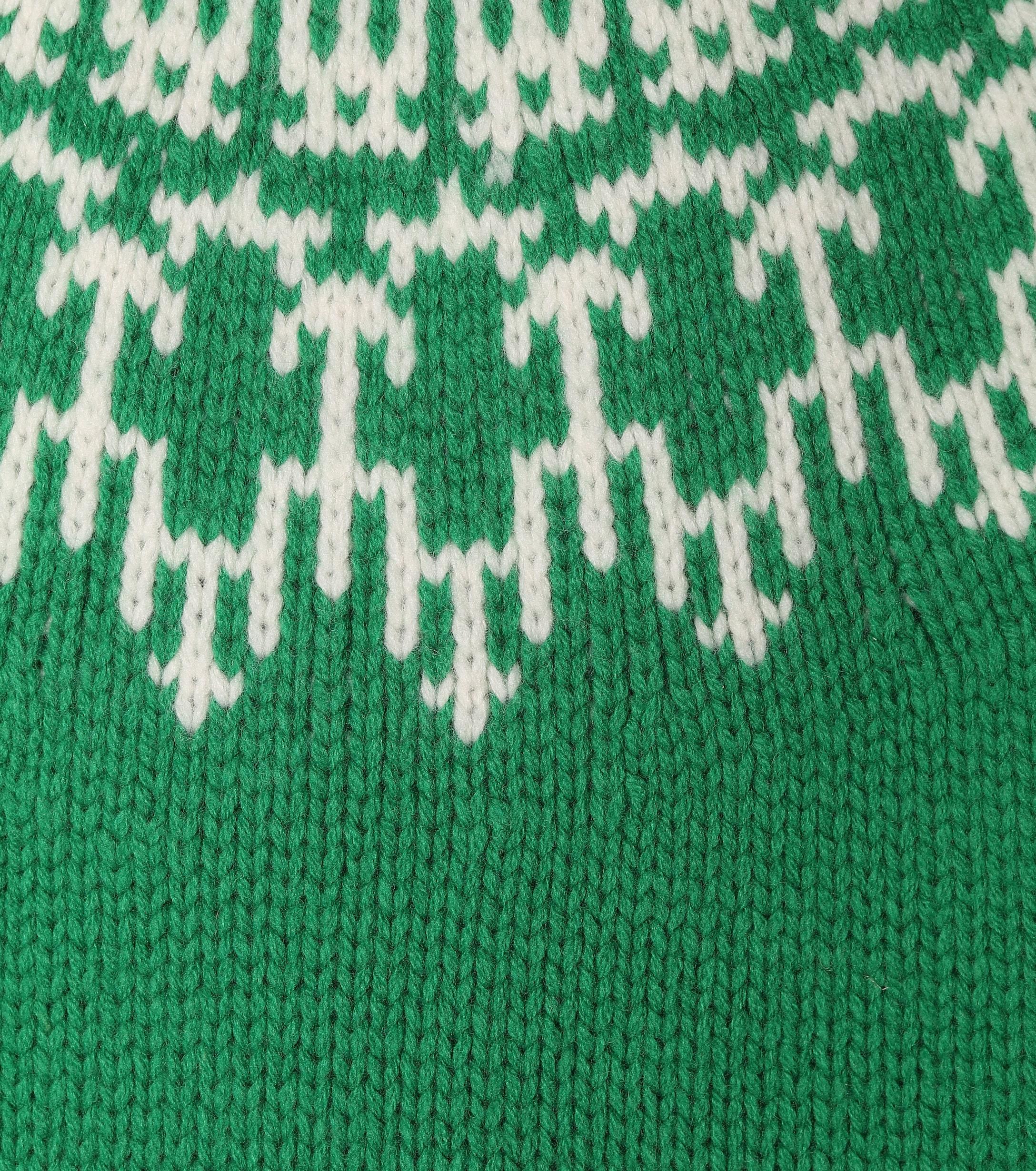Tory Sport Wool Merino Fair Isle Sweater in Green | Lyst