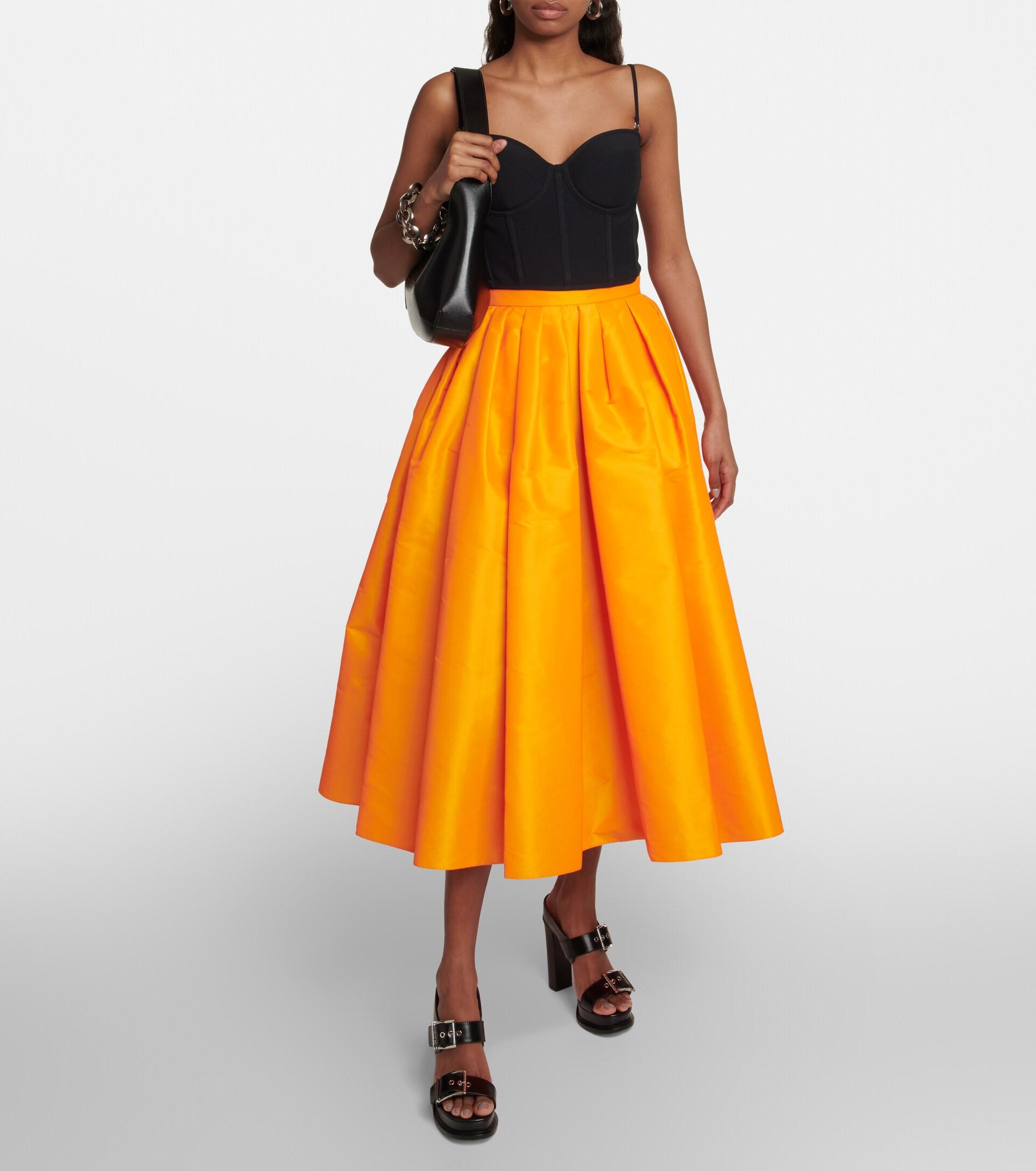スカート MCQUEEN Ribbed midi skirt 27591446_57353740_1000.jpg