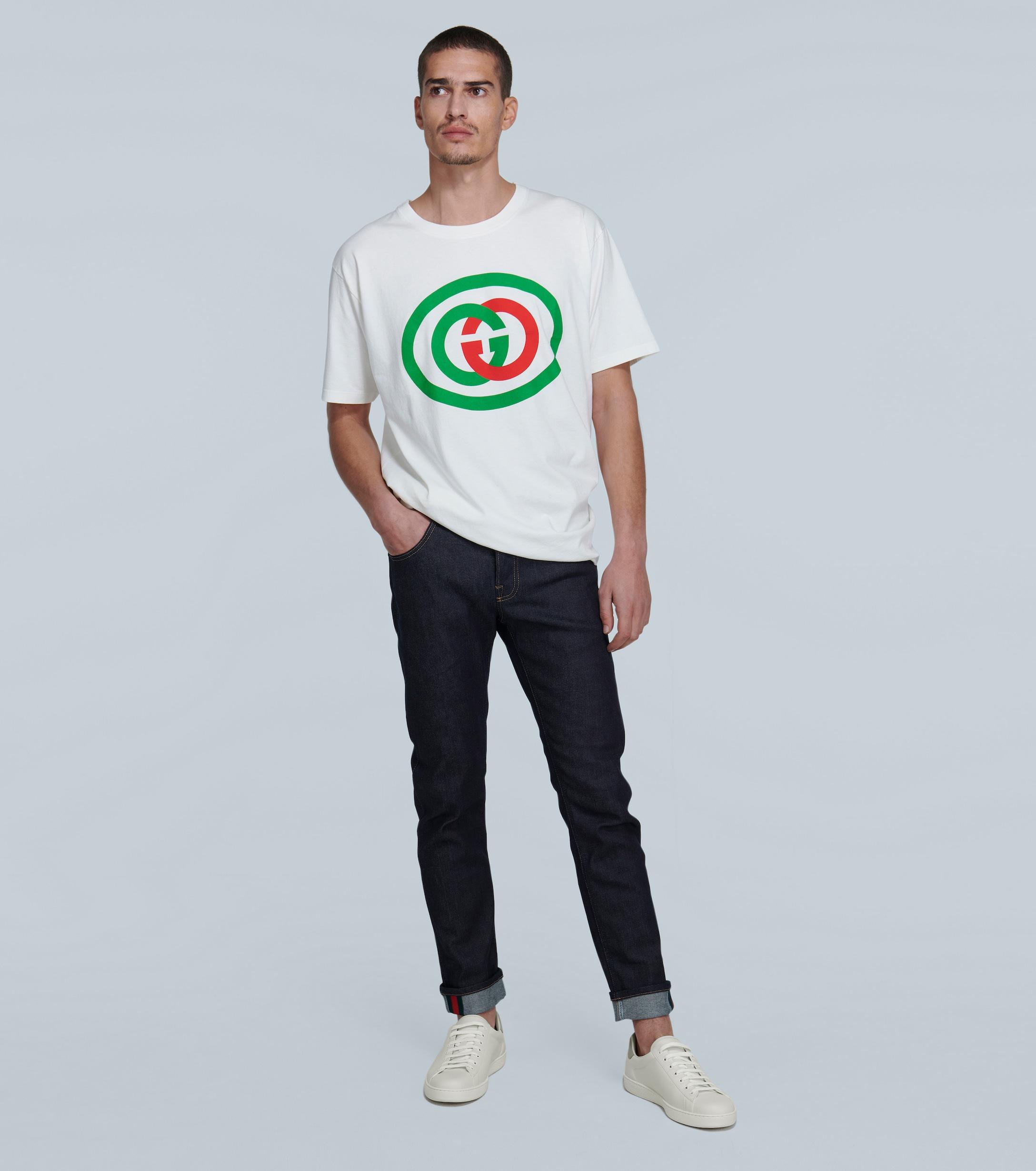gucci ace interlocking g leather sneaker