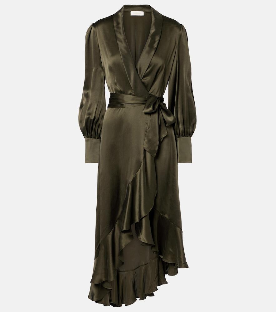Designer Dark Green Wrap Dresses for Women - Up to 59% off | Lyst