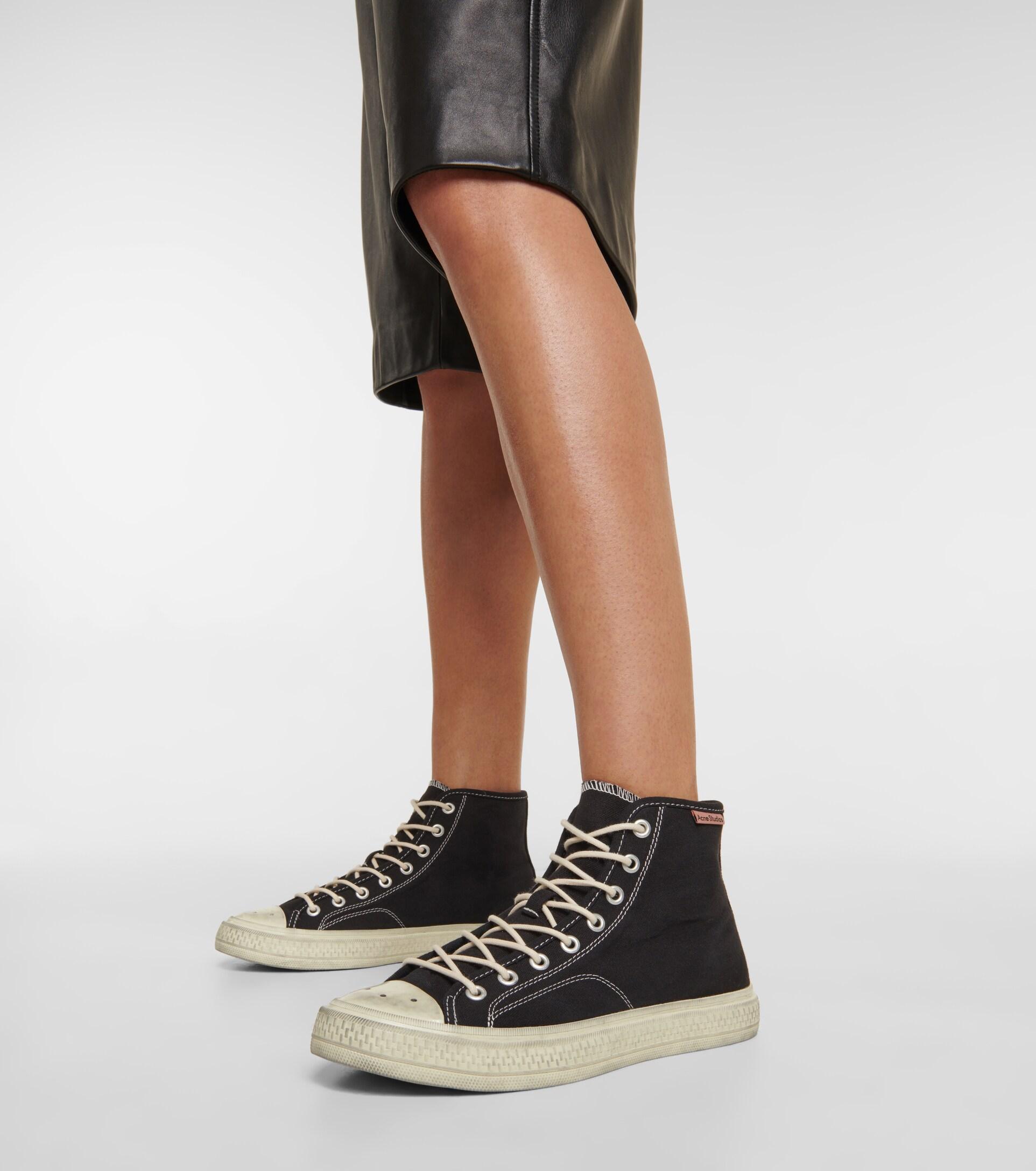 acne canvas sneakers