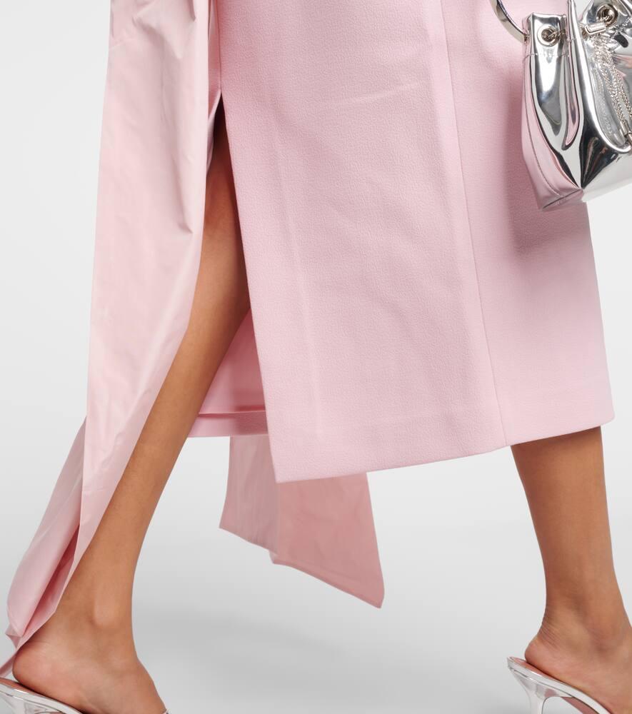 【REBECCA VALLANCE】ANNABELLE STRAPLESS MIDI バックリボン Rebecca Vallance Annabelle Strapless Midi Dress | Pink