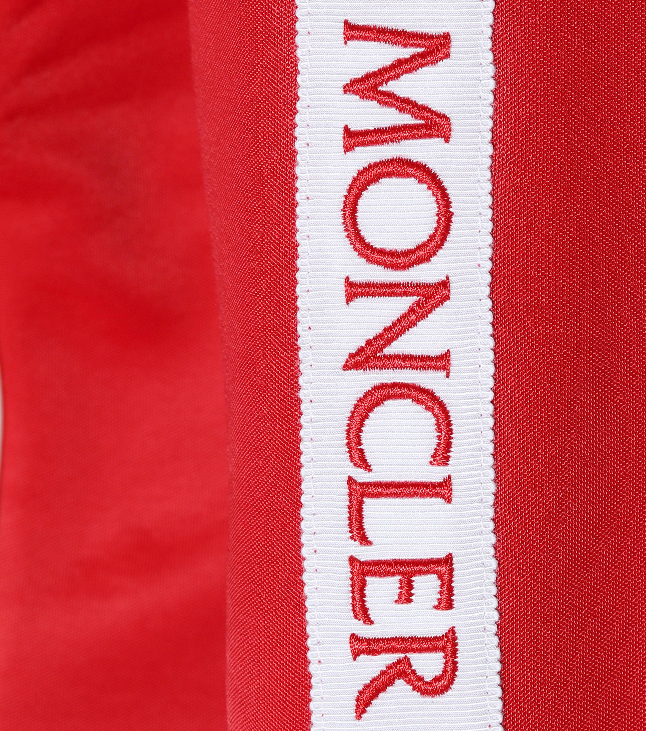 Moncler Logo Zip Jacket in Red - Lyst