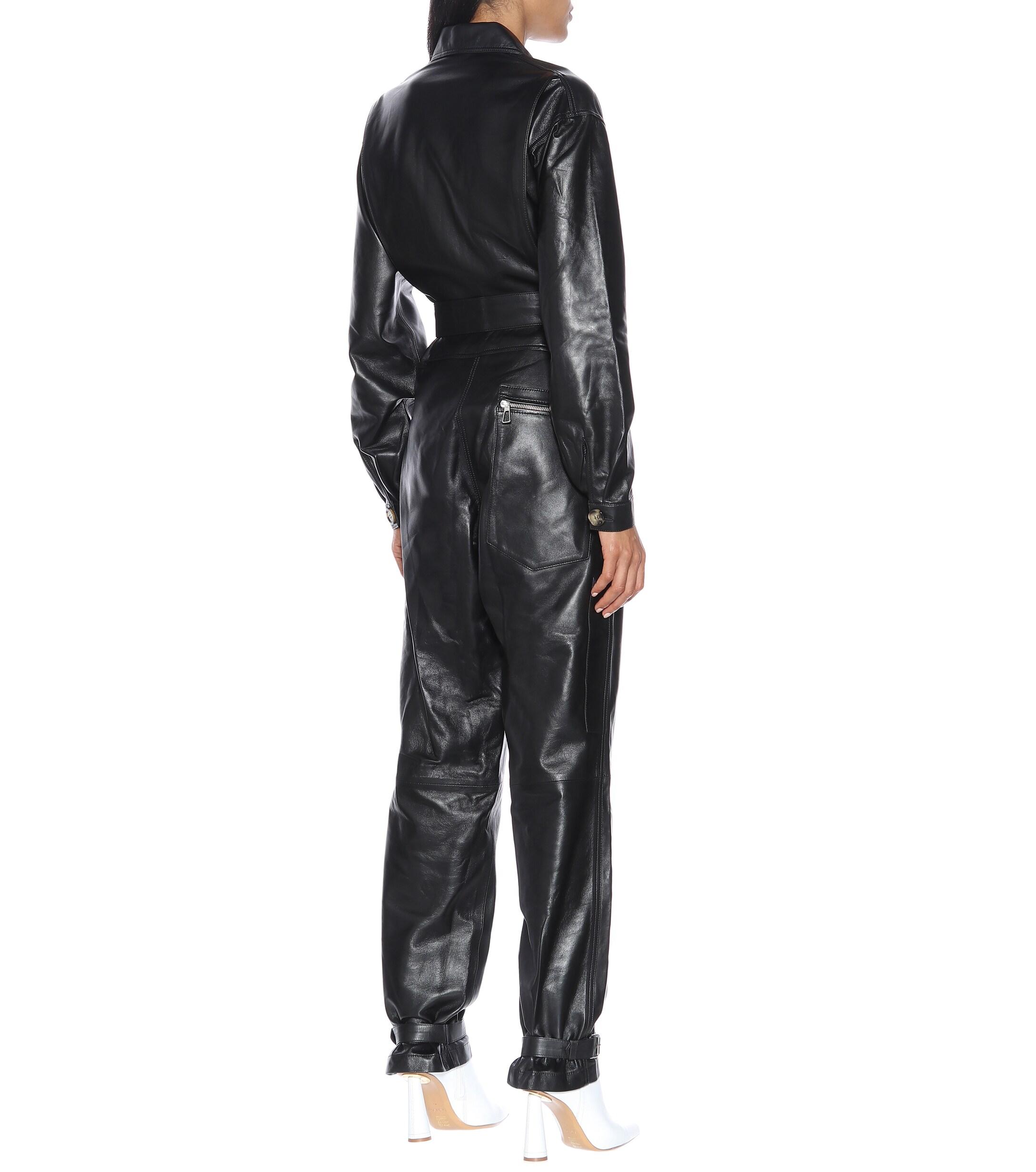 leder jumpsuit