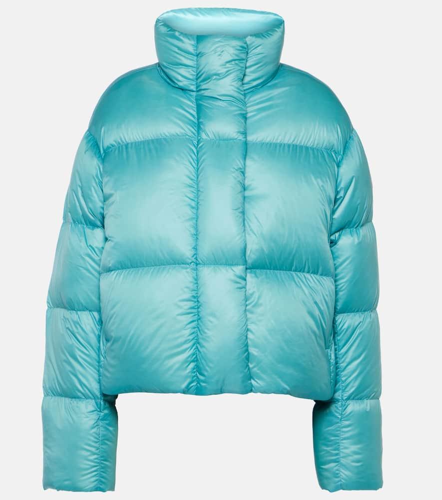 Canada Goose Cypress Cropped Puffer Jacket in Blue | Lyst