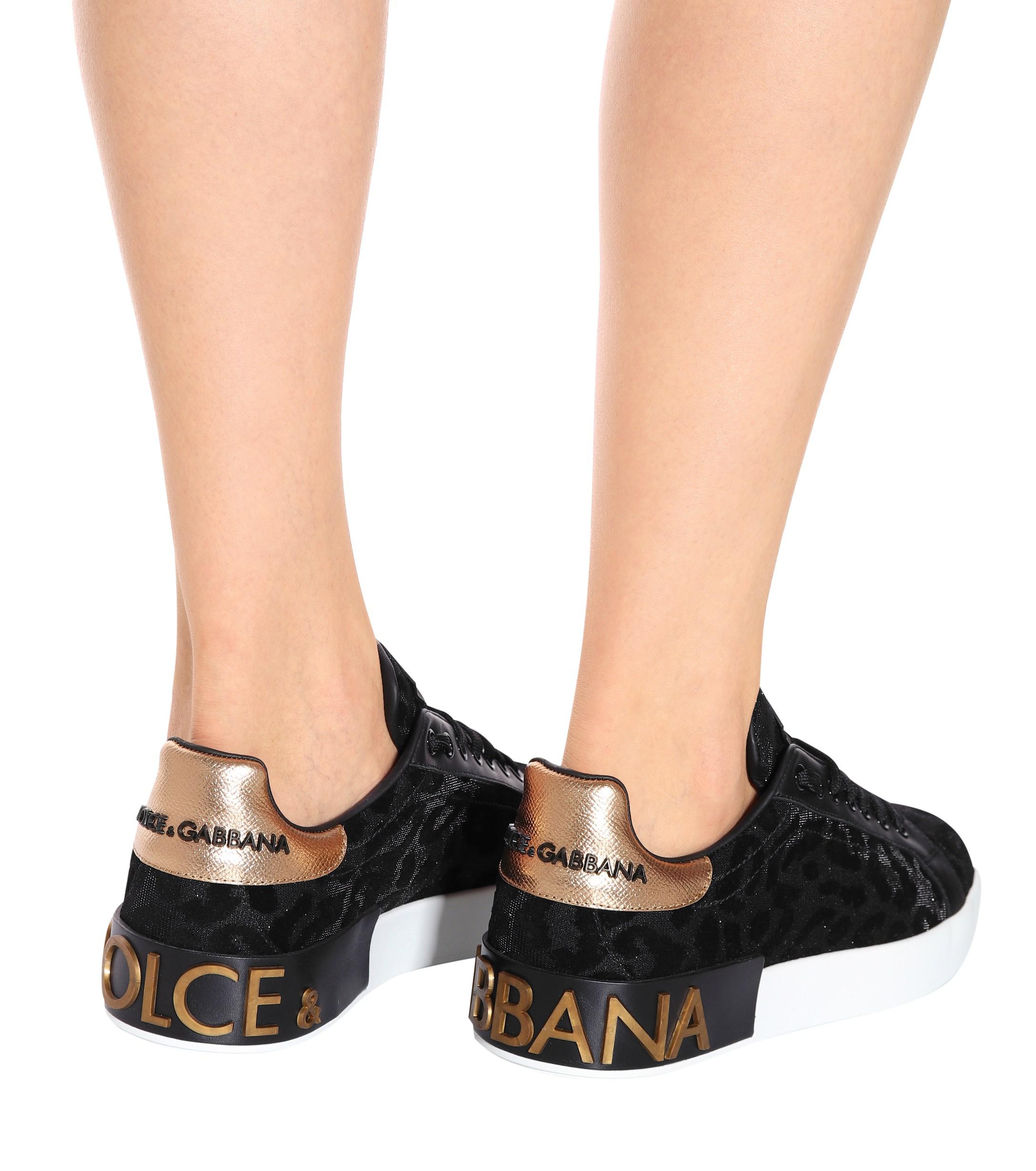 dolce gabbana leopard sneakers