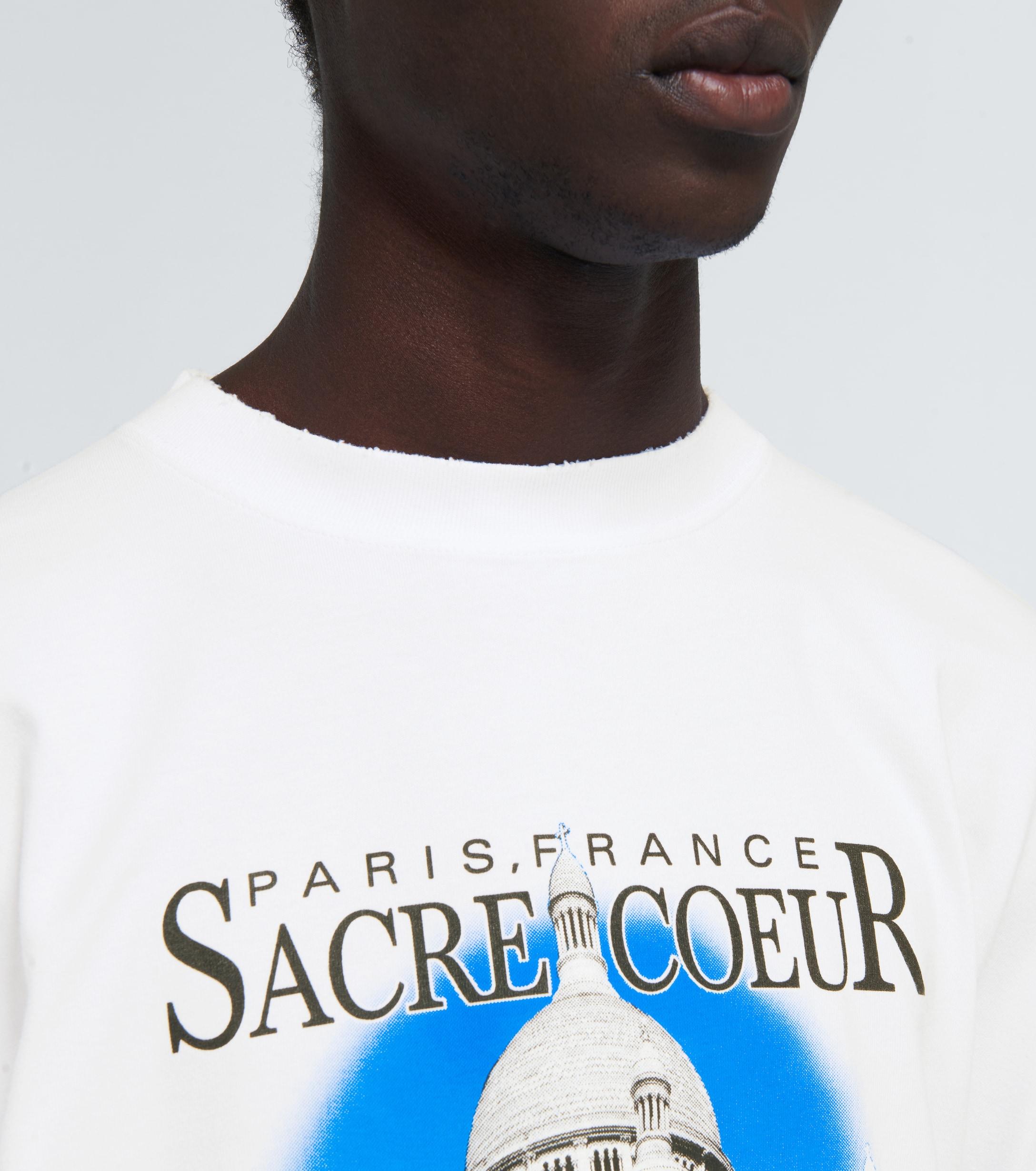 Balenciaga Sacre Coeur And Notre-dame T-shirt in White for Men | Lyst