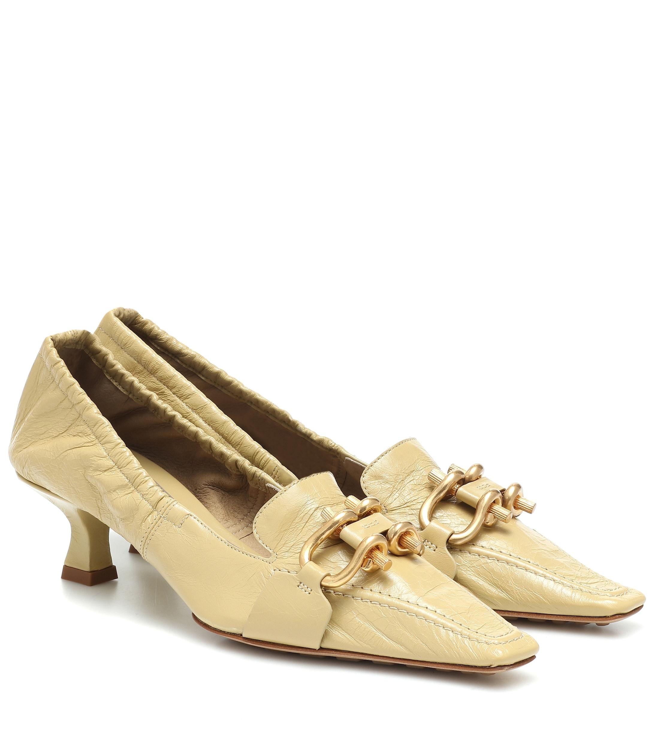 bottega veneta quilted pumps