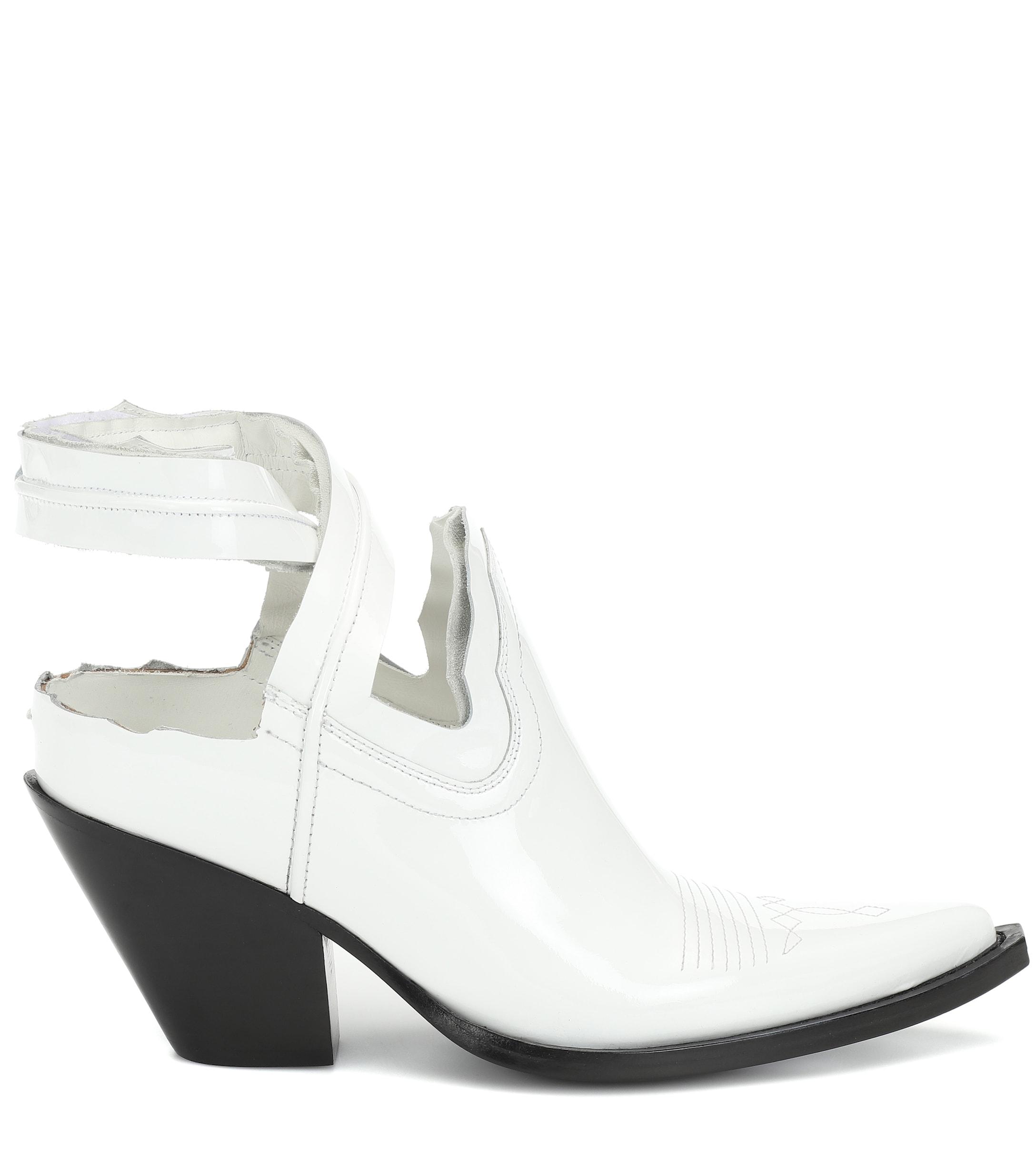 margiela patent boots