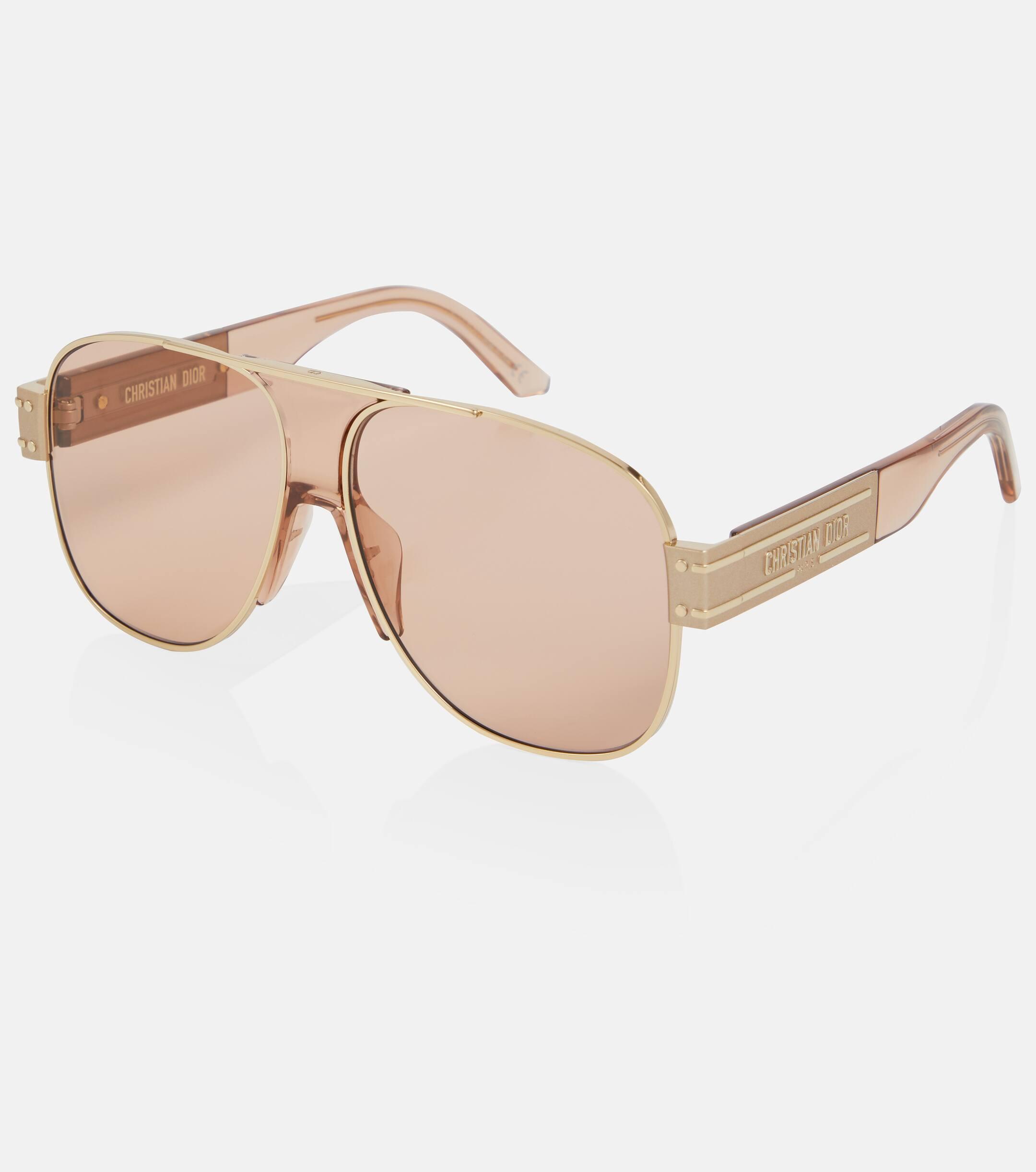 Dior Diorsignature A3u Aviator Sunglasses in Pink | Lyst UK