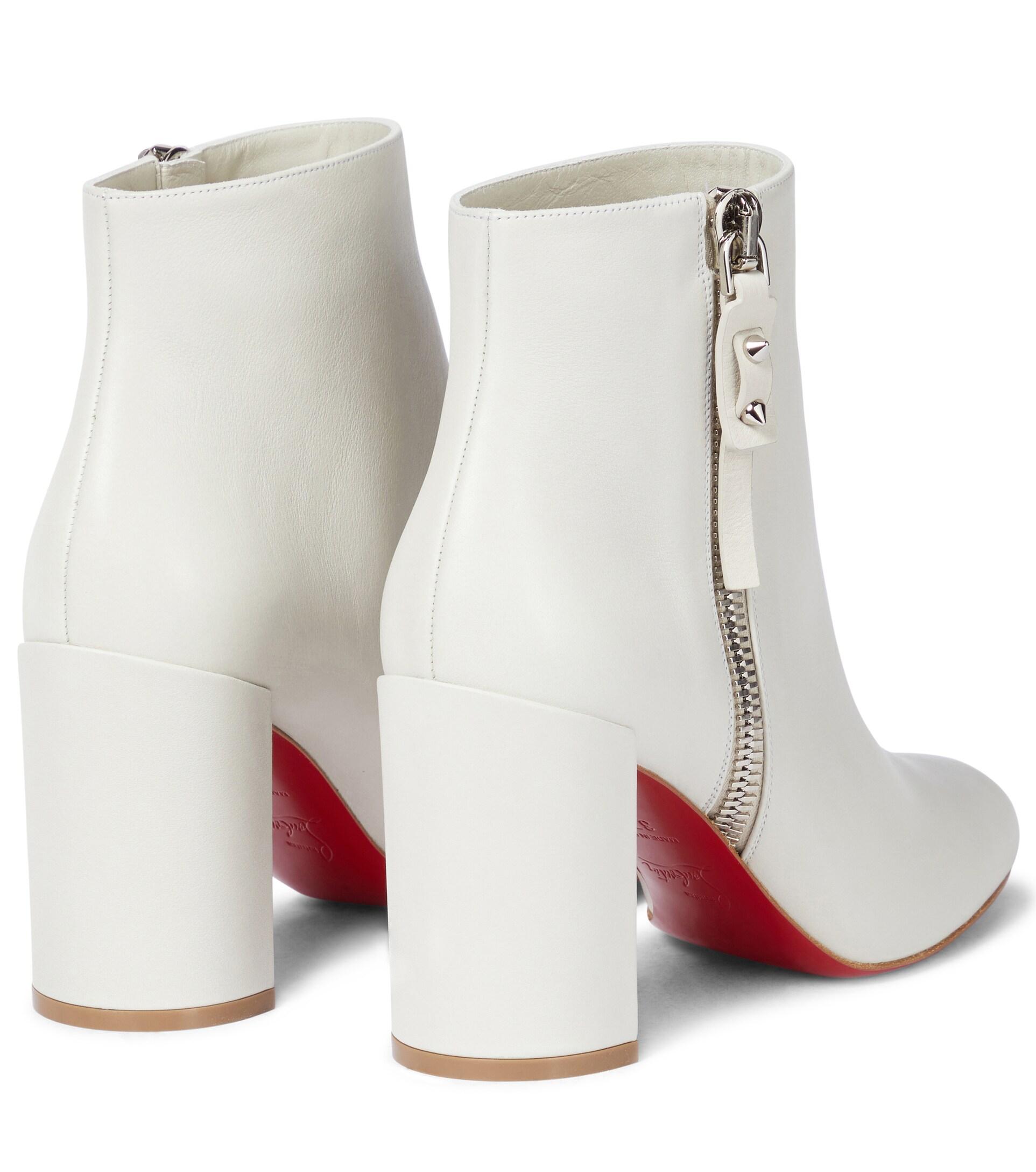 Stradivarius mid heel sock boot in white | ASOS