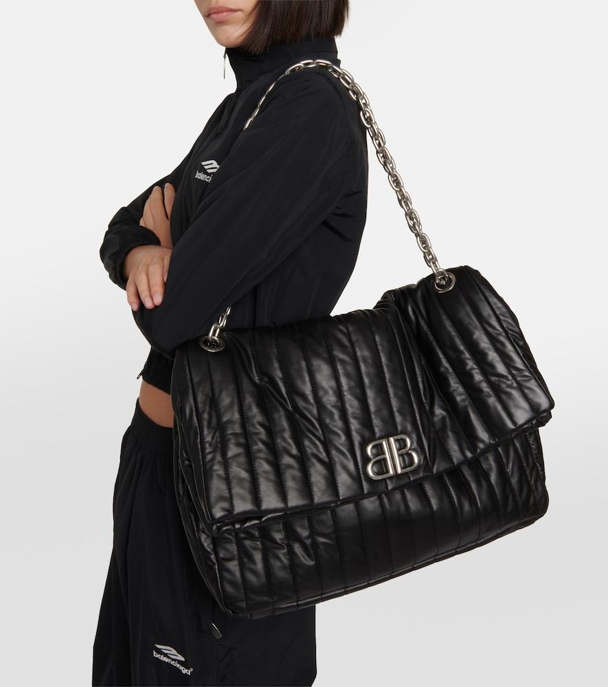 Balenciaga - Crush Chain Small Shoulder Bag in Black Balenciaga