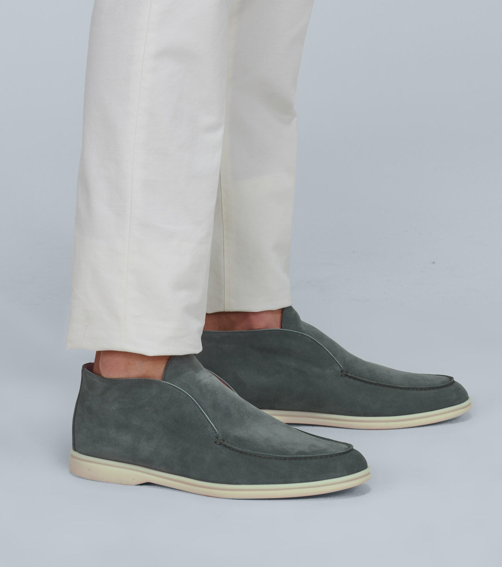 suede shoes grey
