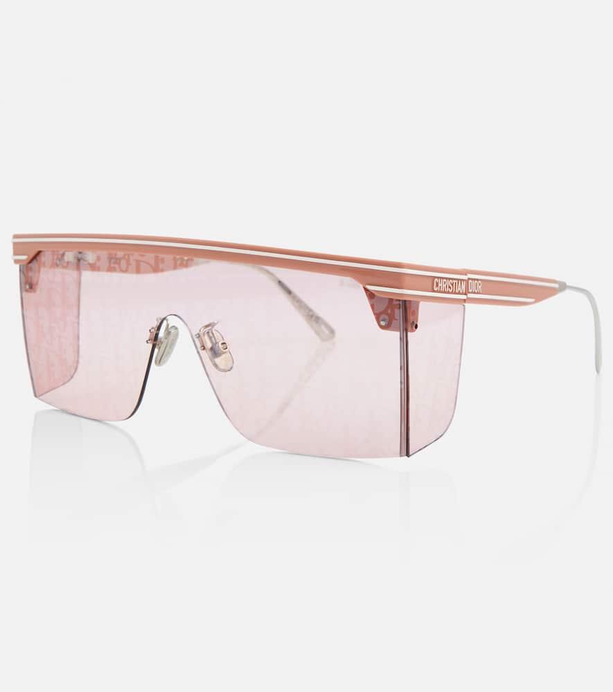 Dior Diorclub M1u Flat-brow Sunglasses in Pink | Lyst