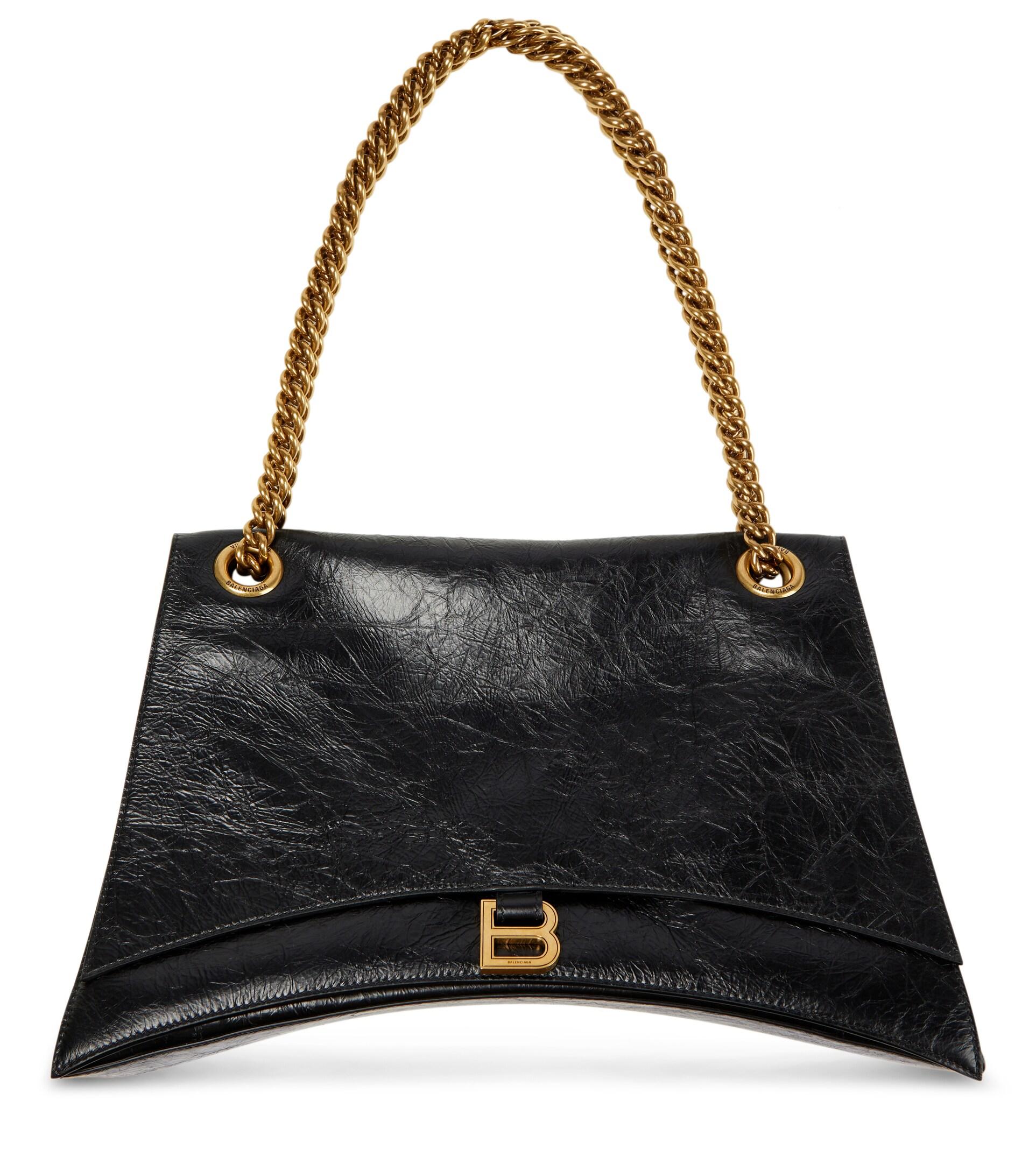 Balenciaga Crush Large Chain Shoulder Bag in Black | Lyst