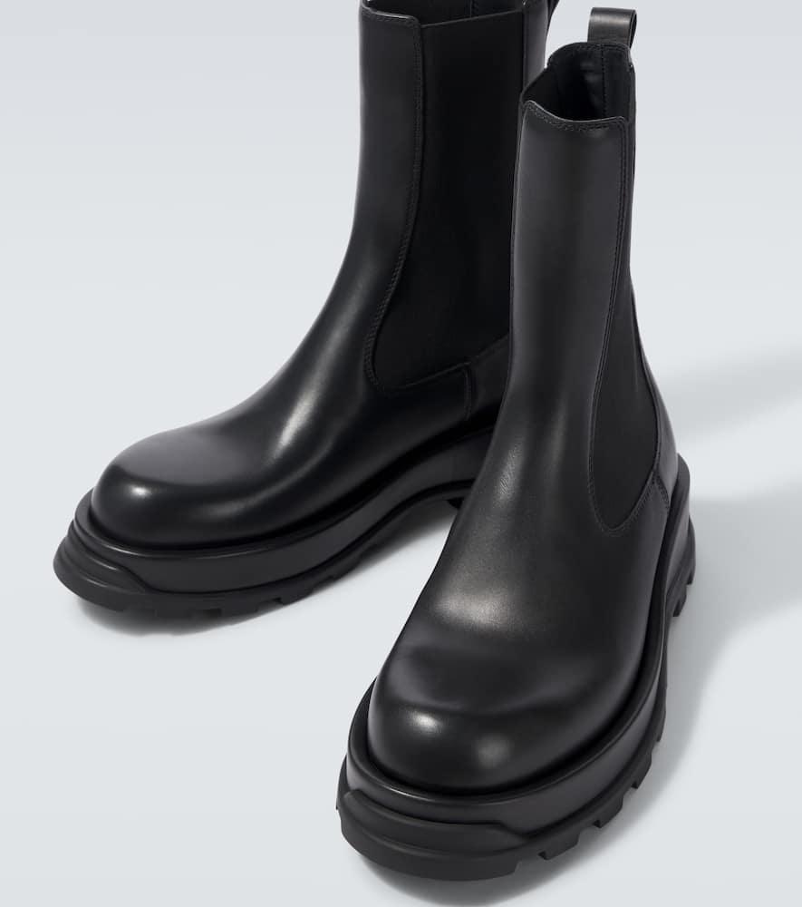 Jil Sander Leather Chelsea Boots in Black for Men Lyst