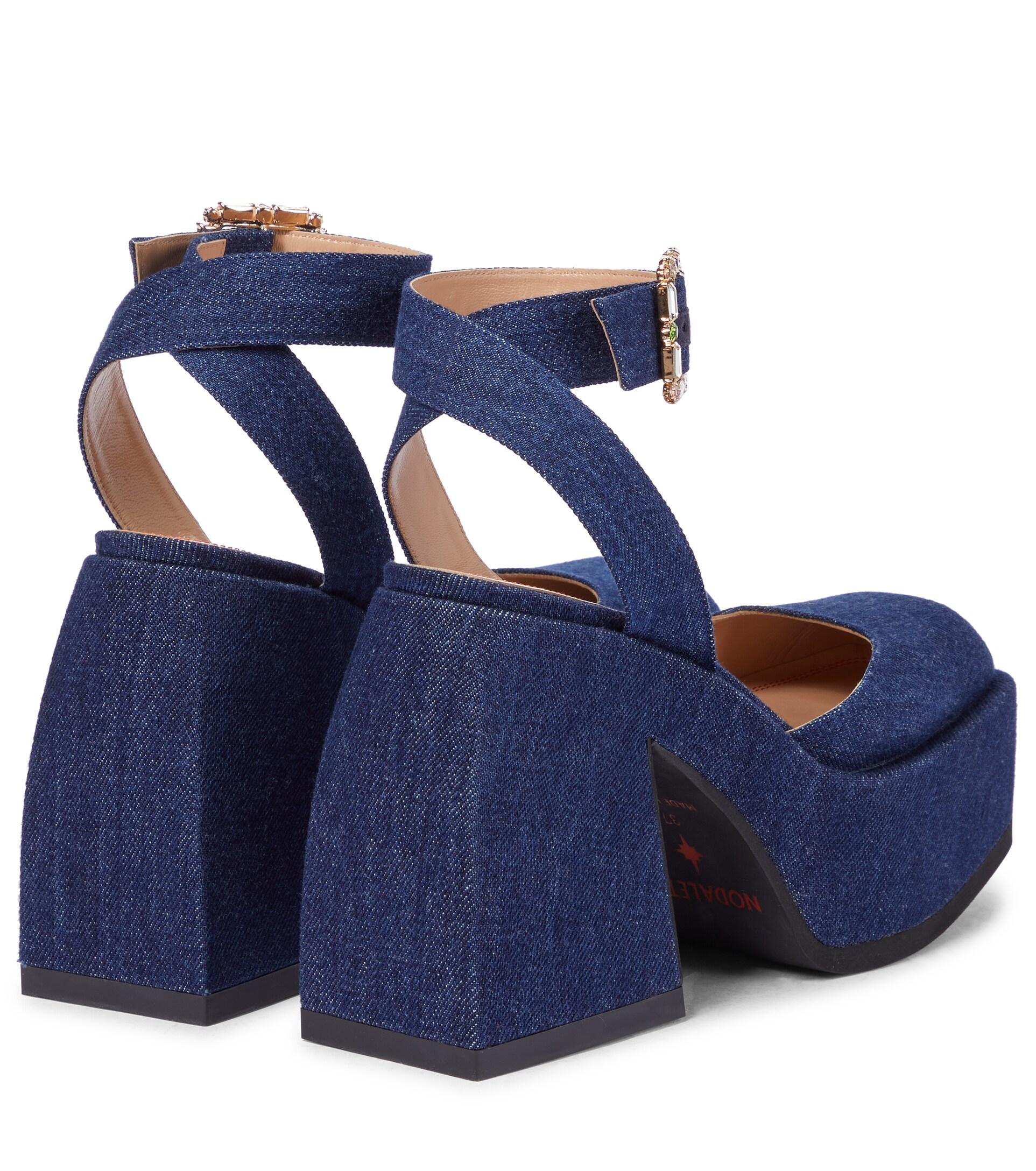 NODALETO Bulla Sofia Denim Platform 