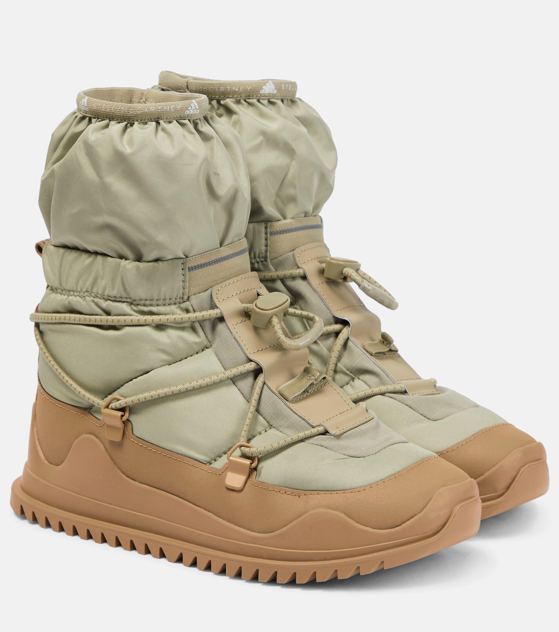 adidas By Stella McCartney Winter Snow Boots in Green | Lyst