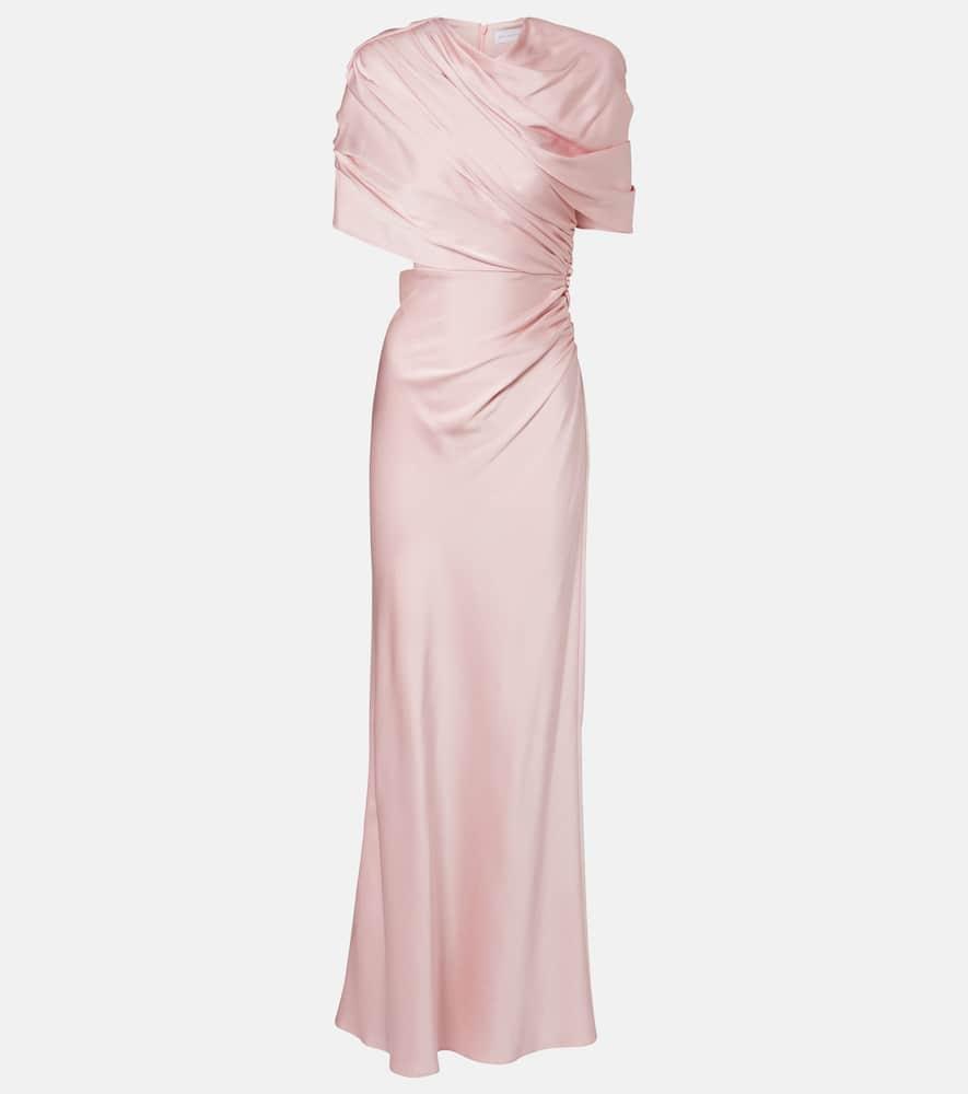 ワンピース Stella McCartney Skin pink satin dress (6A01213AU309 9905) Stella McCartney Skin Pink Satin Dress – LOZURI®