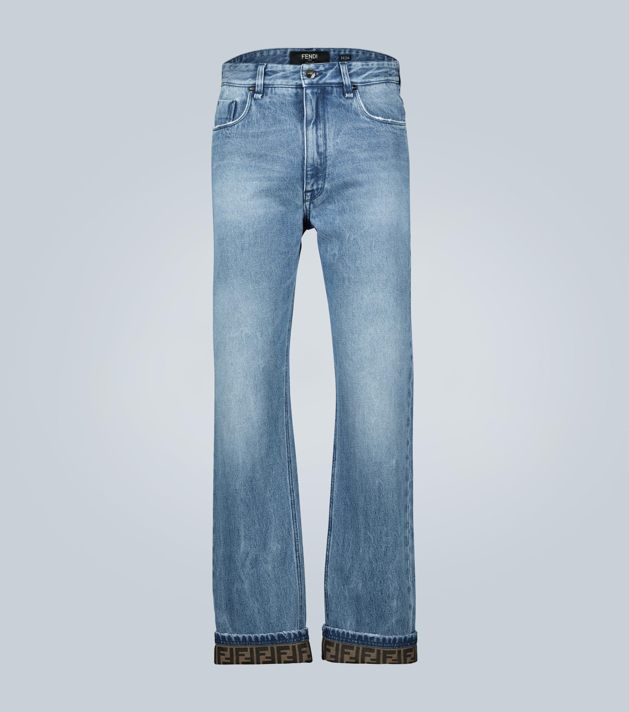 fendi blue jeans