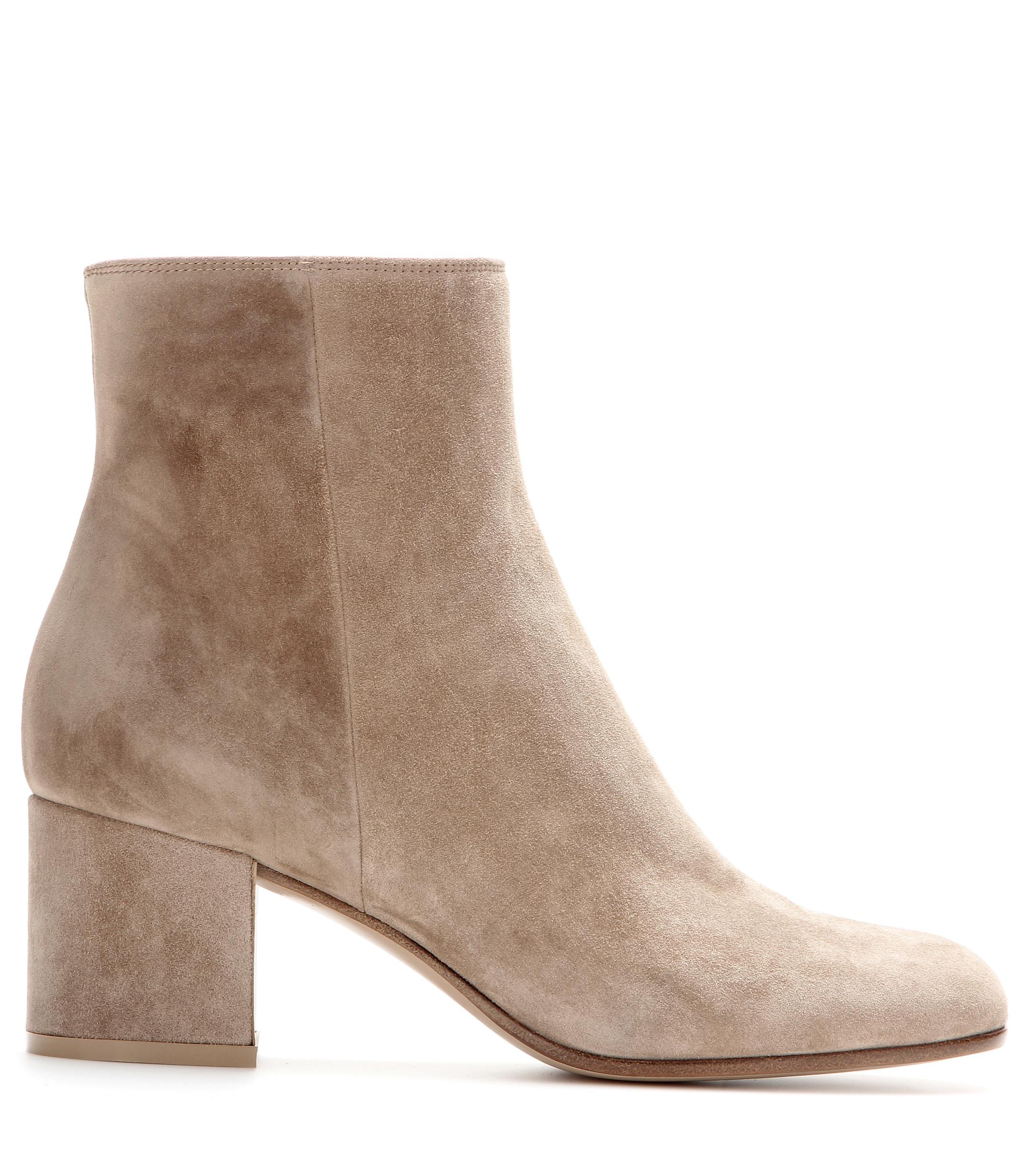 gianvito rossi margaux 65 suede ankle boots