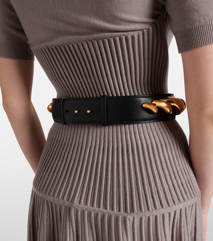 Alaïa Torsion Leather Belt in Black | Lyst