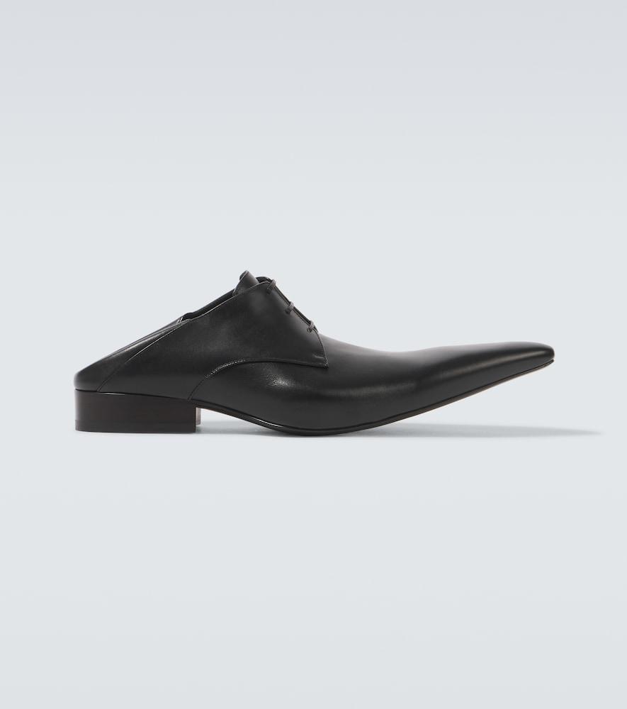 Balenciaga Opera Leather Derby Shoes in Black for Men | Lyst