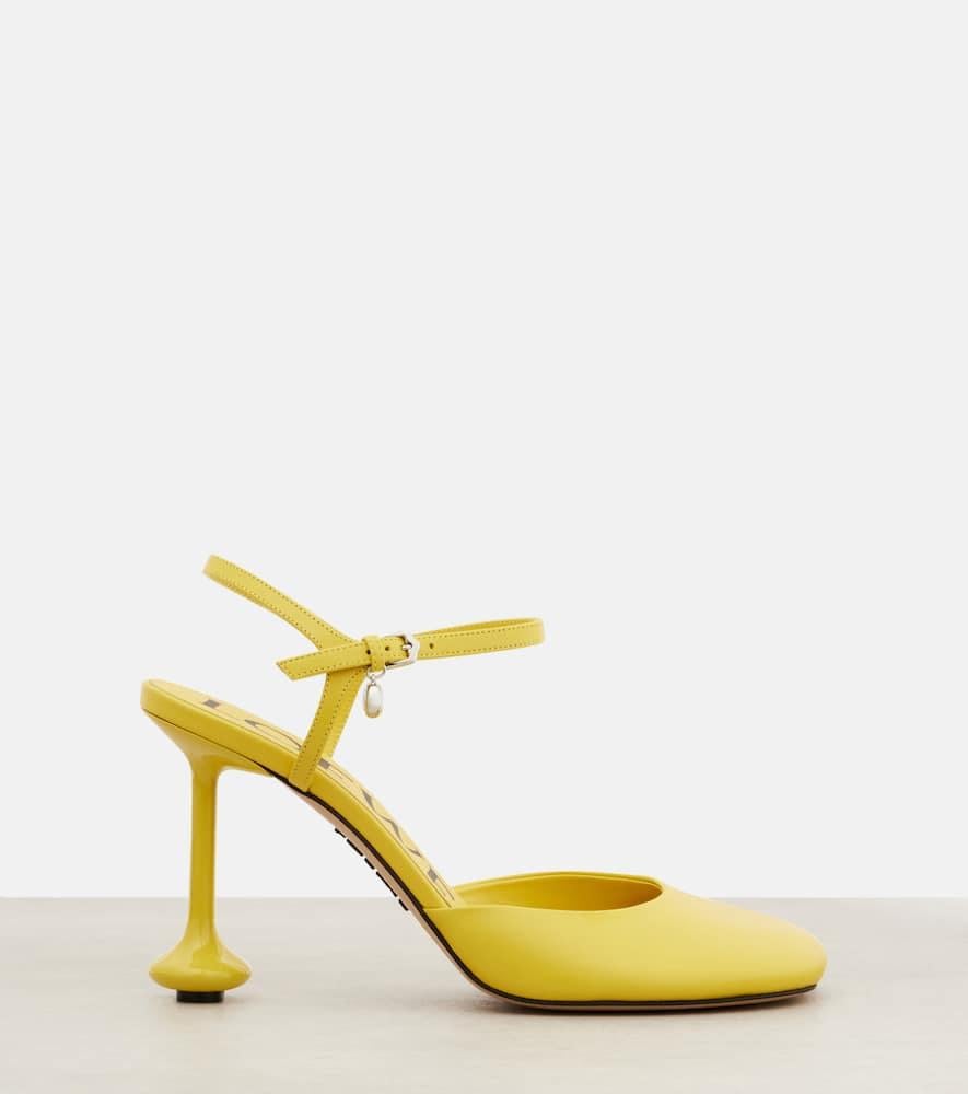 LOEWE レザー トイ パンプス90◆イエロー Loewe Toy 90 Leather Pumps in Yellow | Lyst
