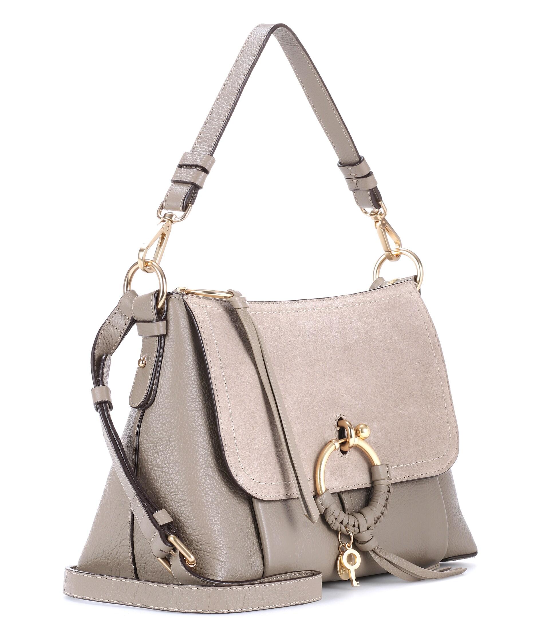 joan medium leather shoulder bag