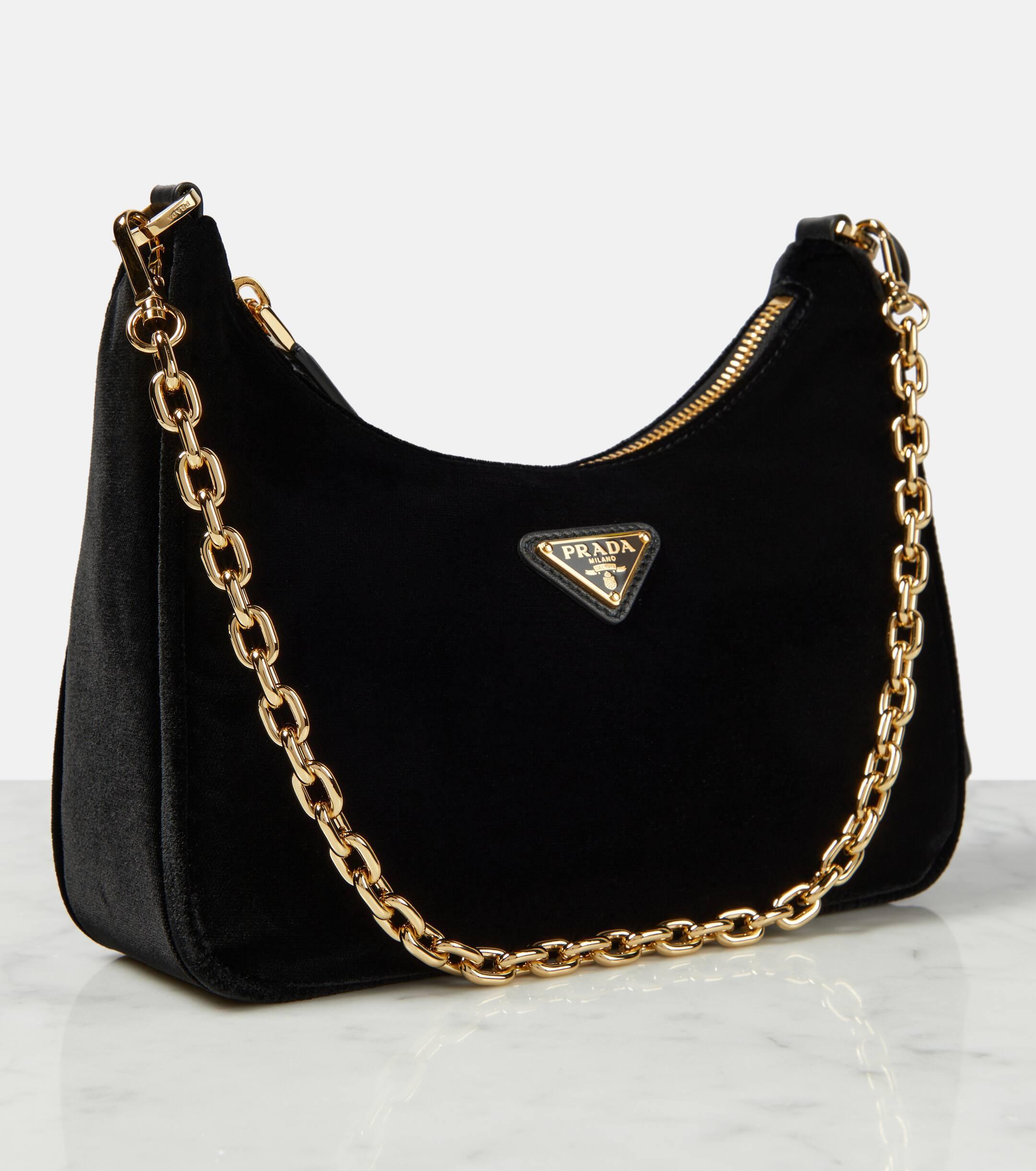 Black prada best sale side bag